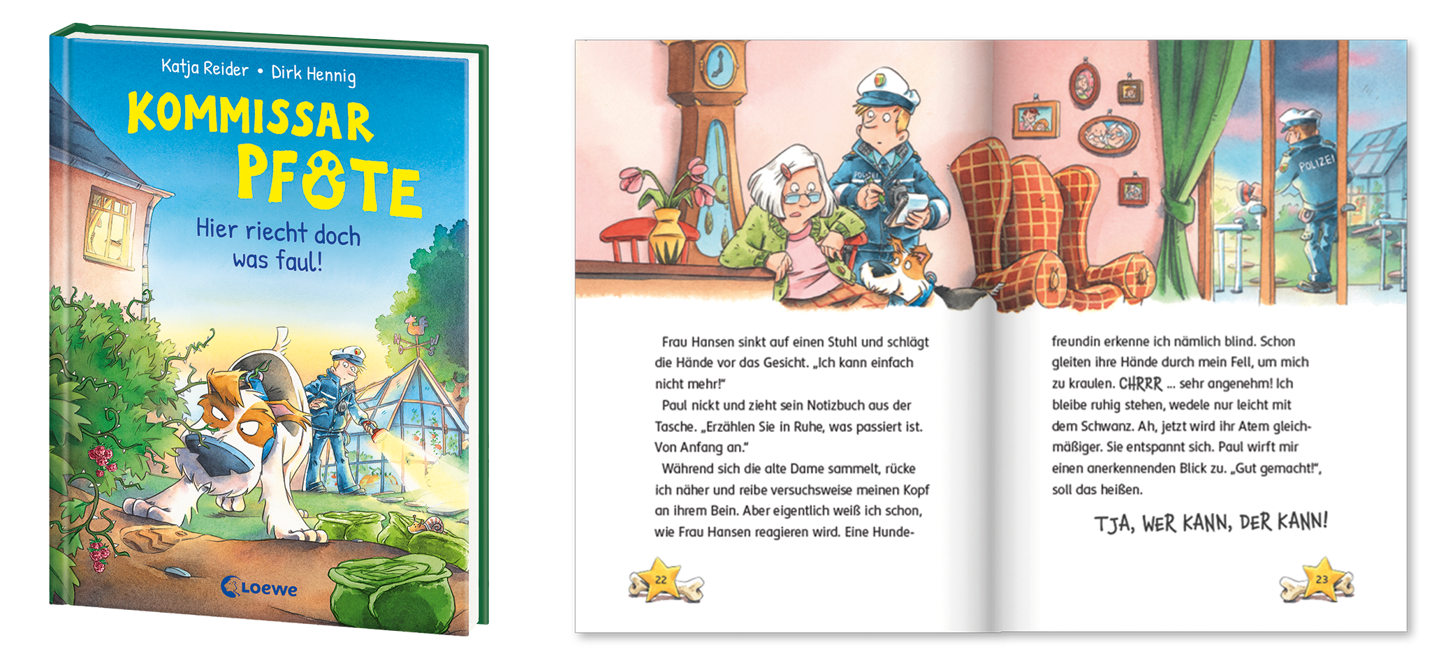 Kommissar Pfote Innenseite Band 5; Linkziel: Titeldetailseite Band 5
