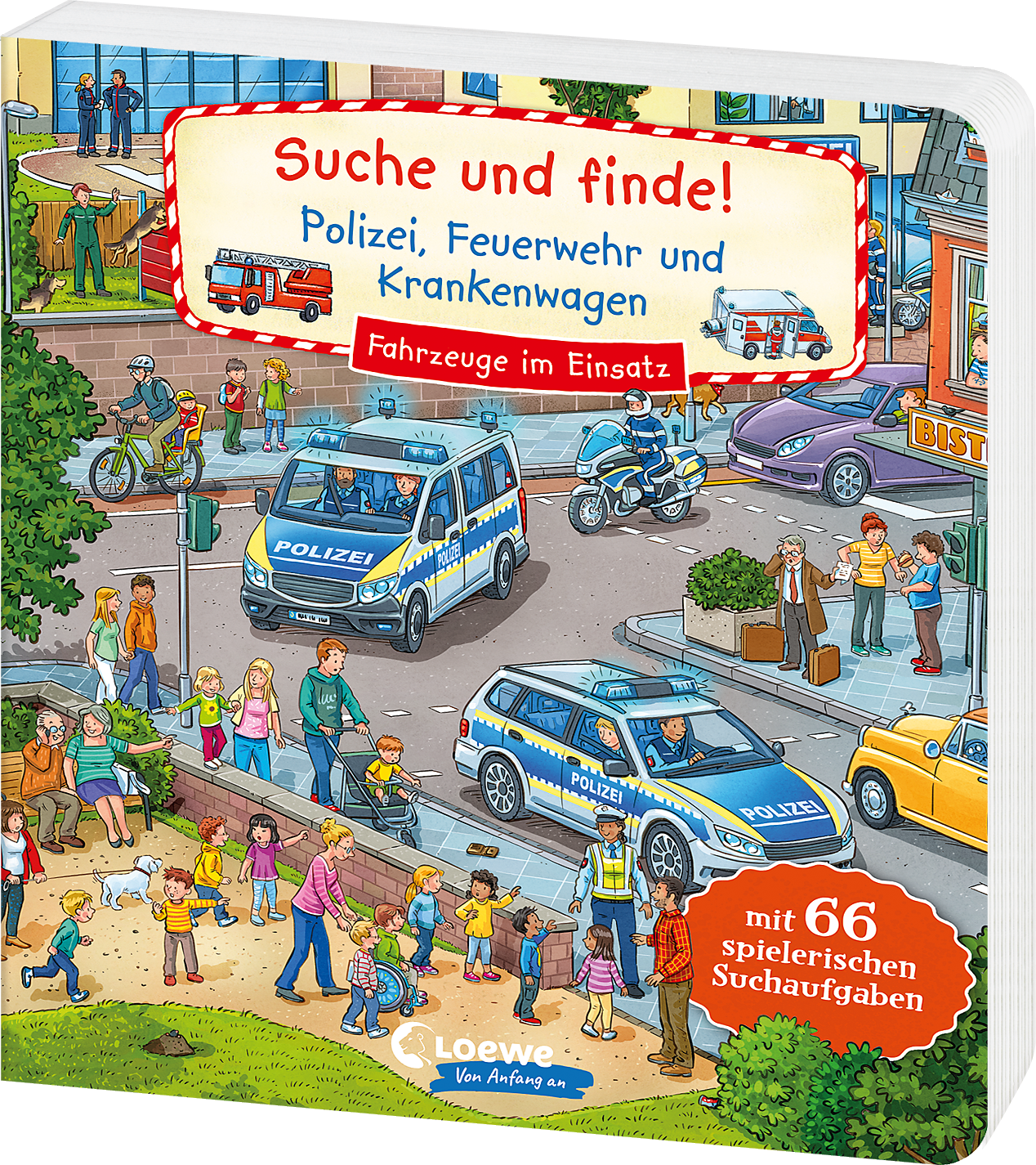 Suche und finde! Polizei, Feuerwehr und Krankenwagen 9783743223639 Suche und finde! Polizei, Feuerwehr und Krankenwagen 9783743223639