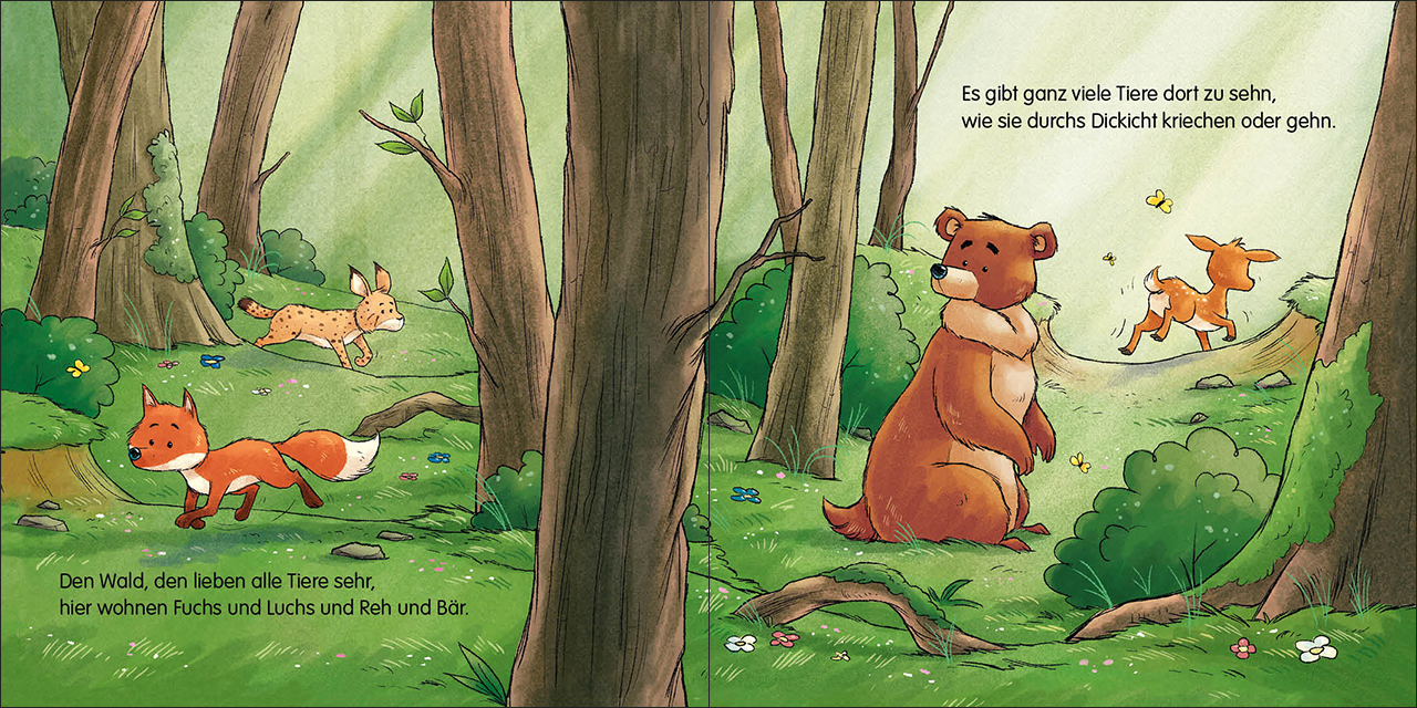 Gute Nacht, liebe Tiere im Wald! 9783743212060_3