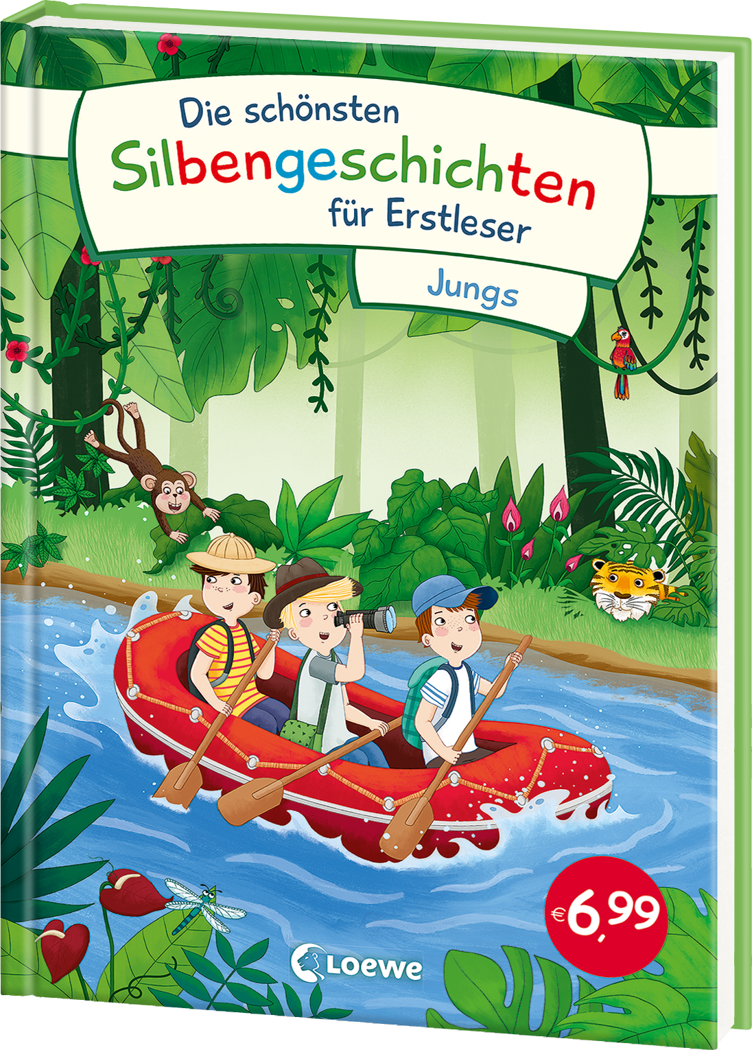Die schönsten Silbengeschichten für Erstleser - Jungs 9783743210059
