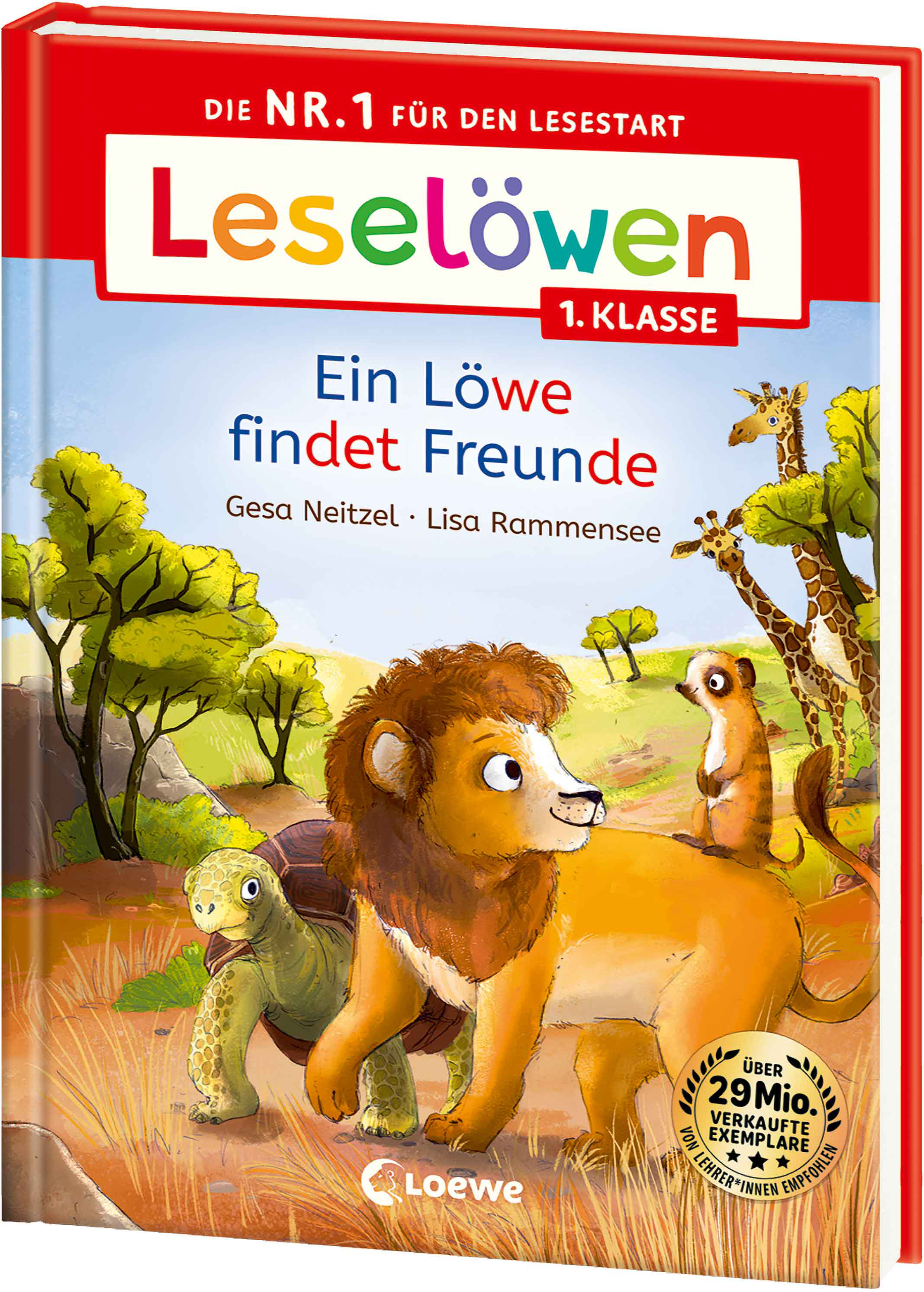 Leselöwen 1. Klasse - Ein Löwe findet Freunde 9783743220805