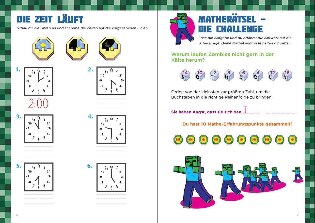 Mathe für Minecrafter - Mein extrastarkes Übungsbuch 9783743215573_2