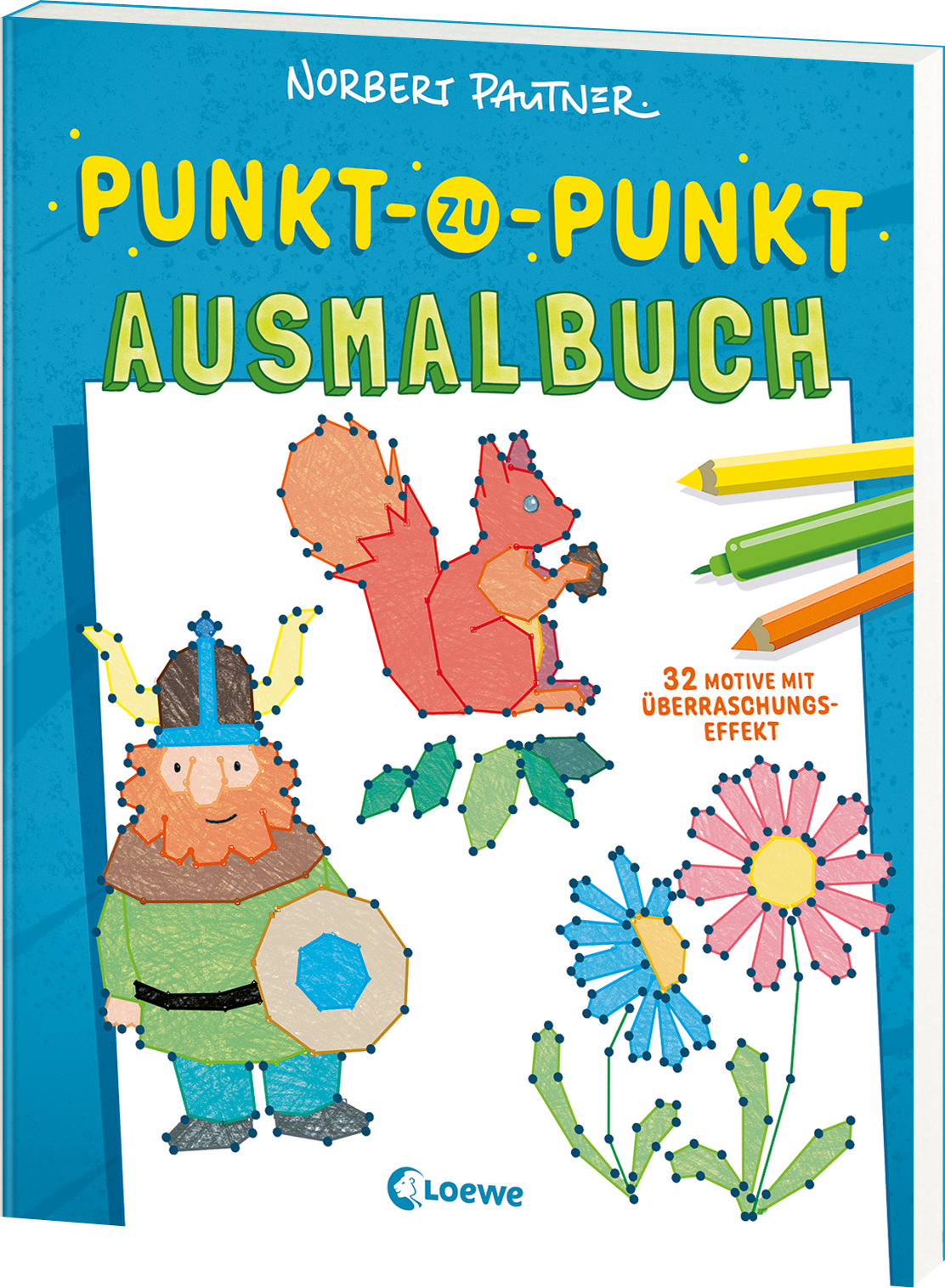Punkt-zu-Punkt-Ausmalbuch (blau) 9783743219304