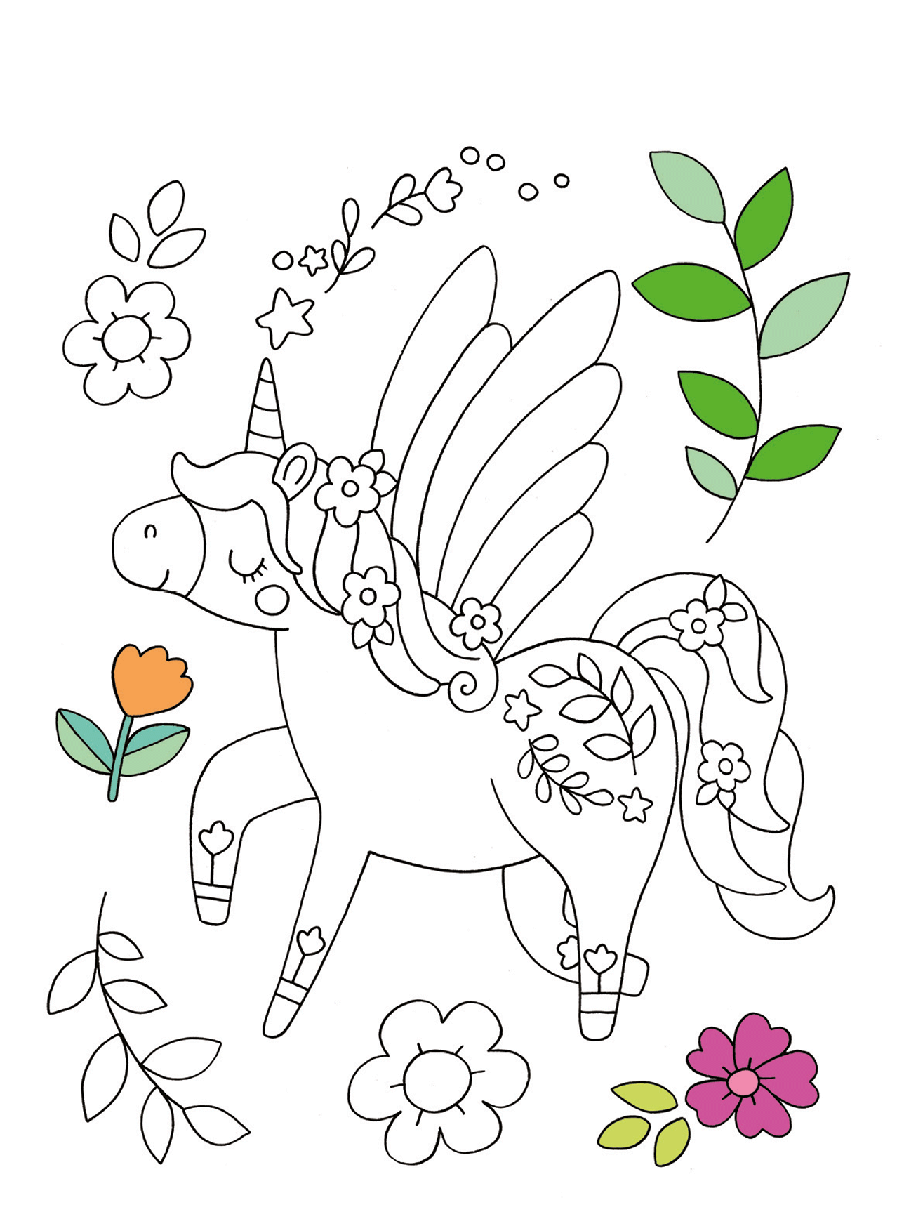 Meine Einhorn-Welt - Malblock 9783743224230_11