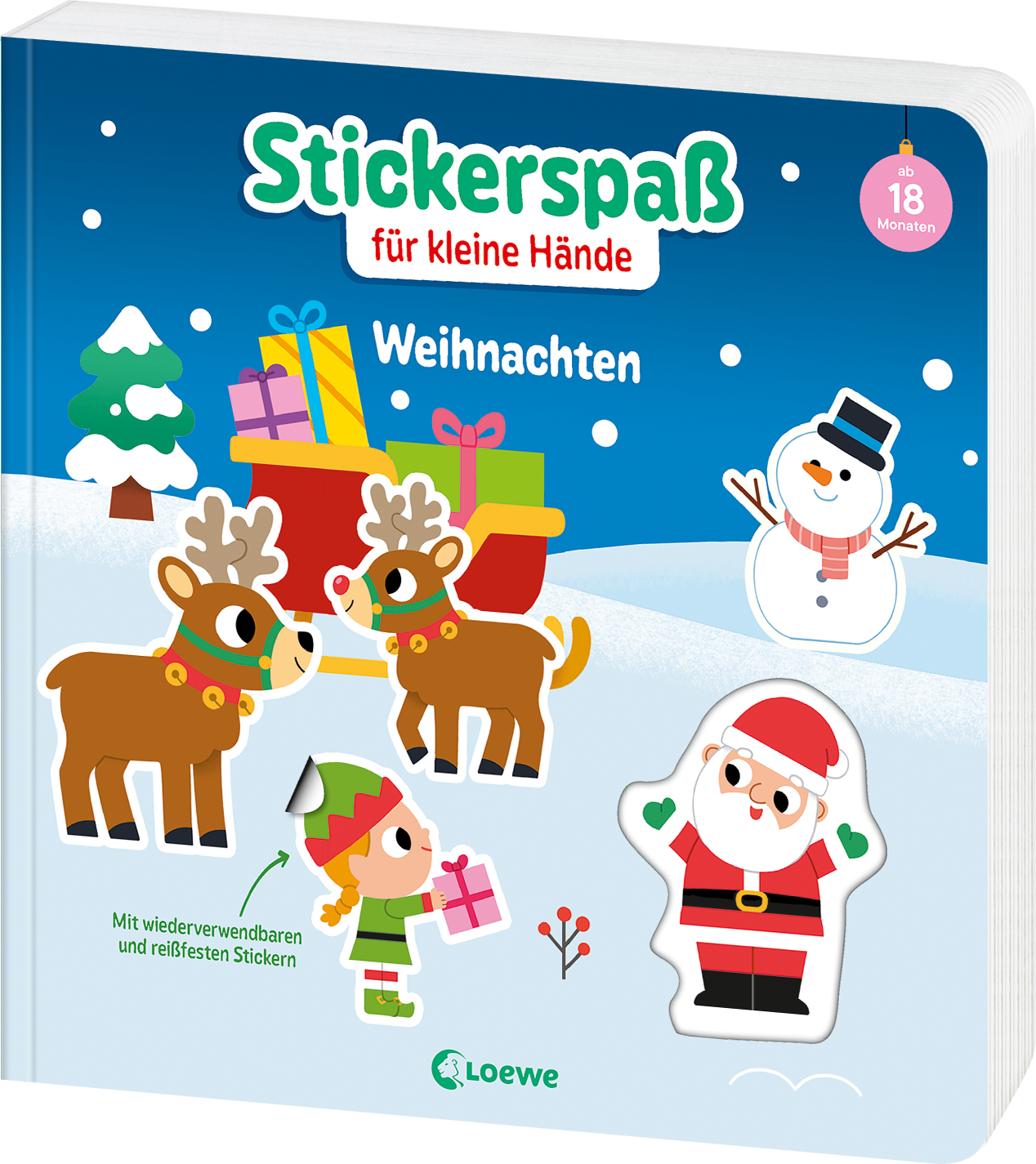 Stickerspaß für kleine Hände - Weihnachten 9783743224049
