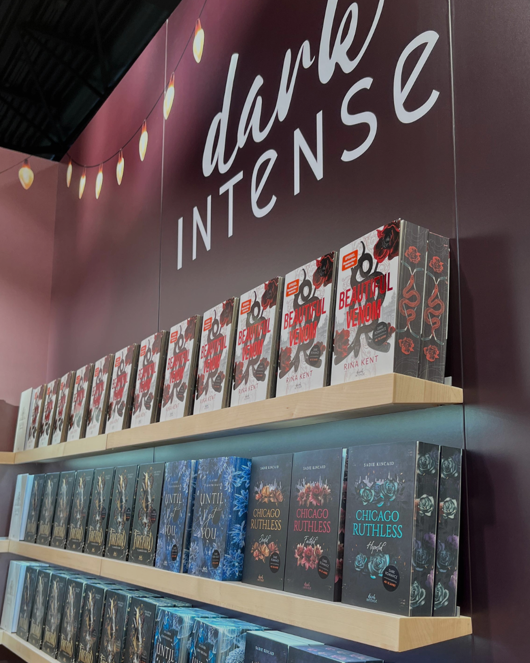 Messe dark intense Buecherregal; Linkziel: Instagram dark Intense Verlag