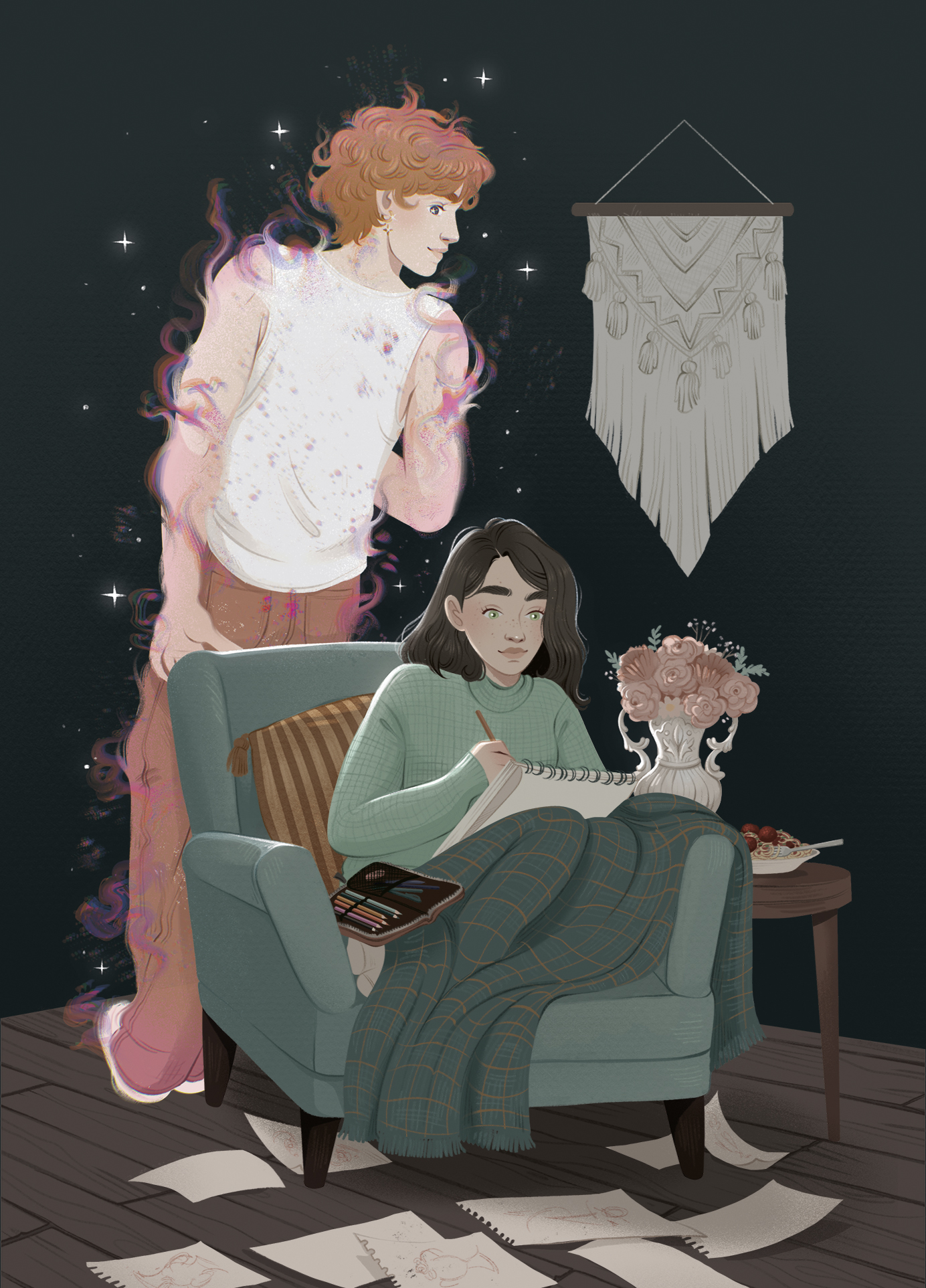 Postkarte Musenrausch; Linkziel: Download Postkarte