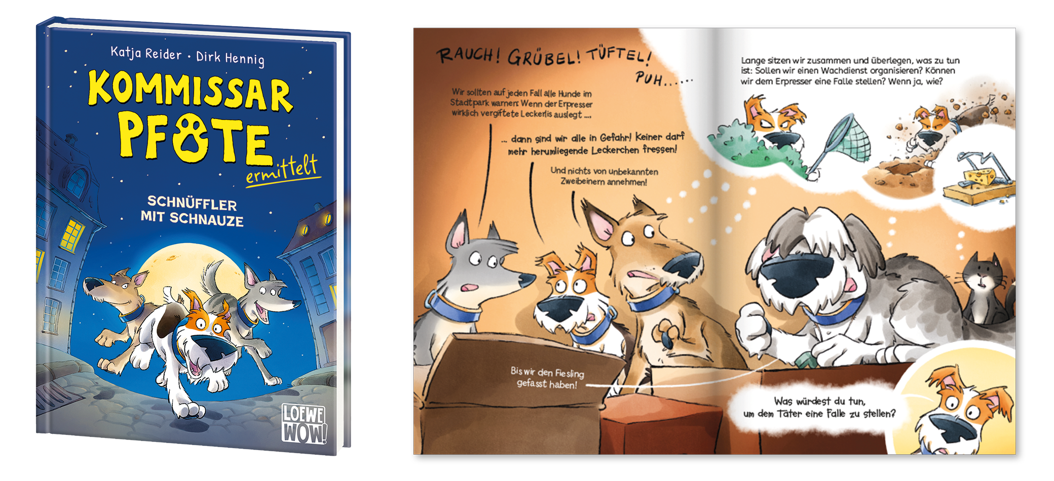 Kommissar Pfote ermittelt Innenseite Band 1; Linkziel: Titeldetailseite Band 1