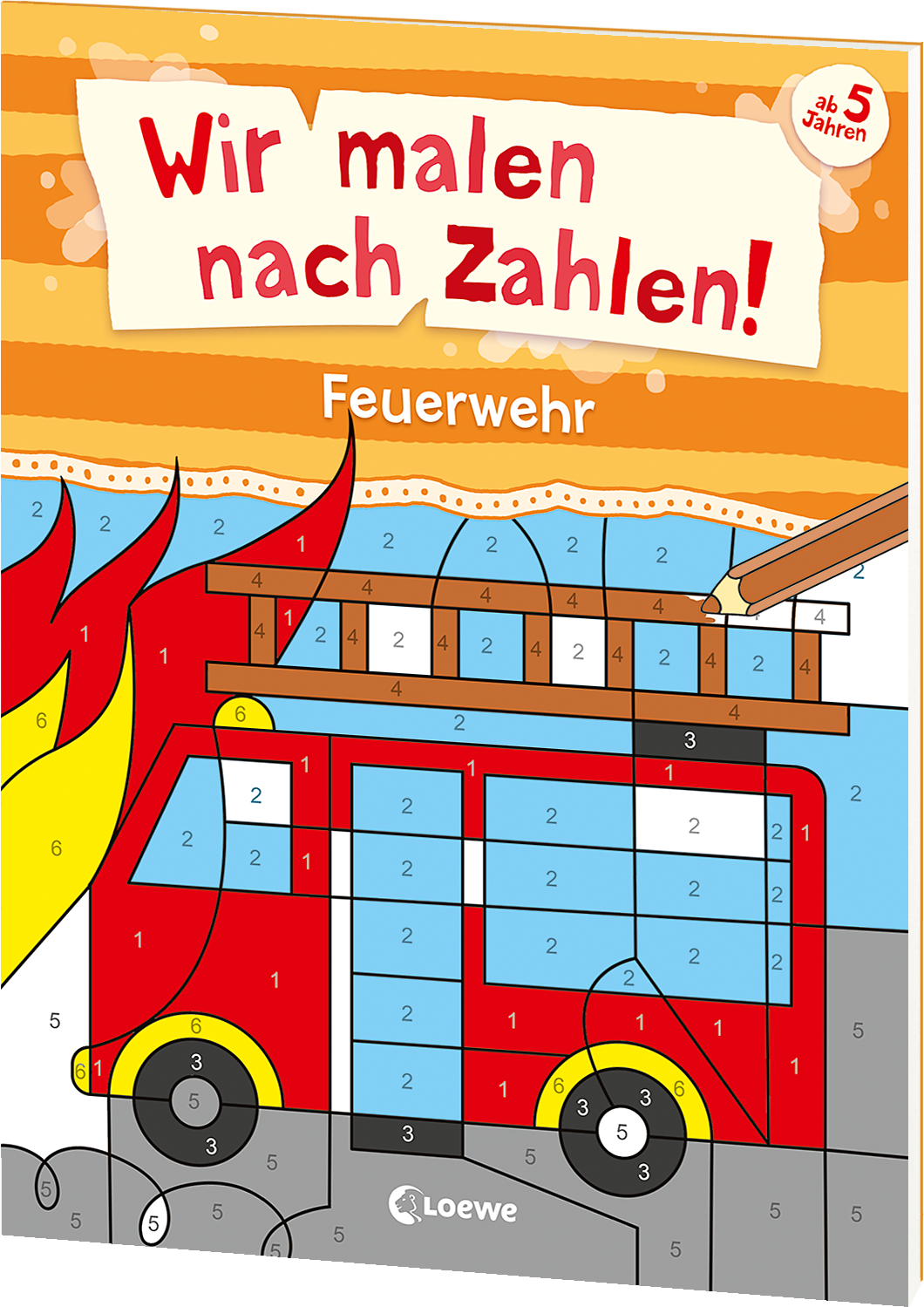 Wir malen nach Zahlen! - Feuerwehr 9783743218383