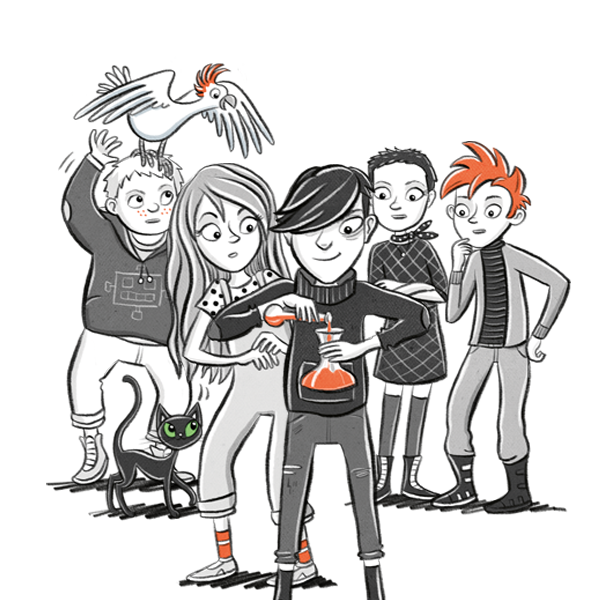 Illustration der Red-Bande aus der Buchreihe Red