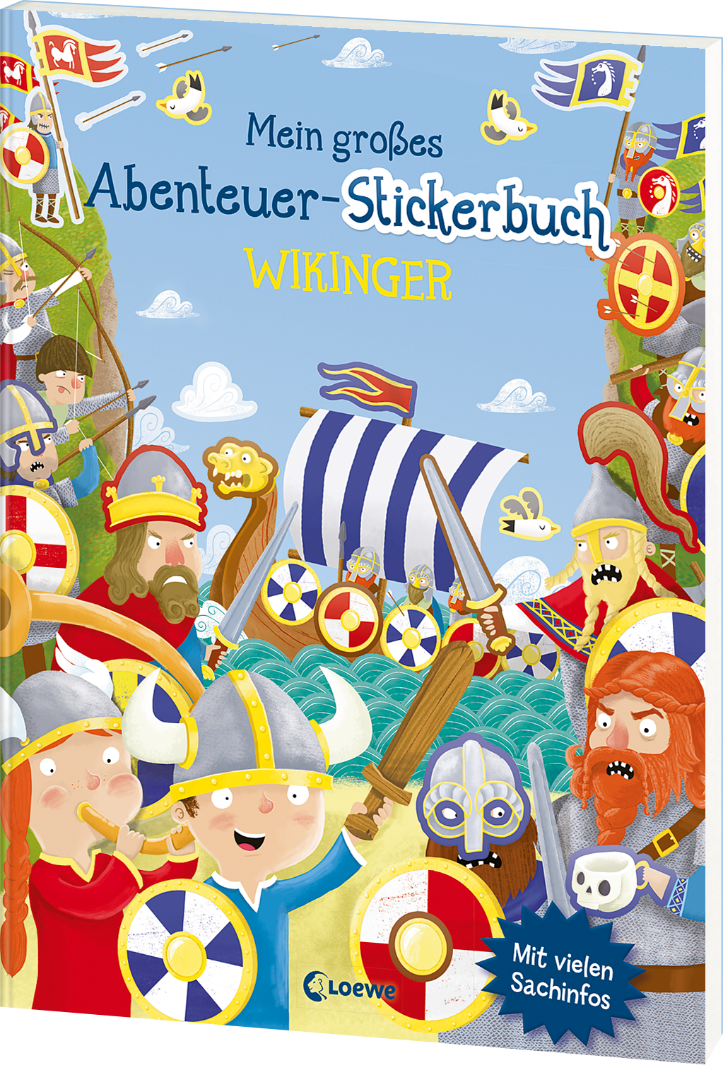 Mein großes Abenteuer-Stickerbuch - Wikinger 9783743212671