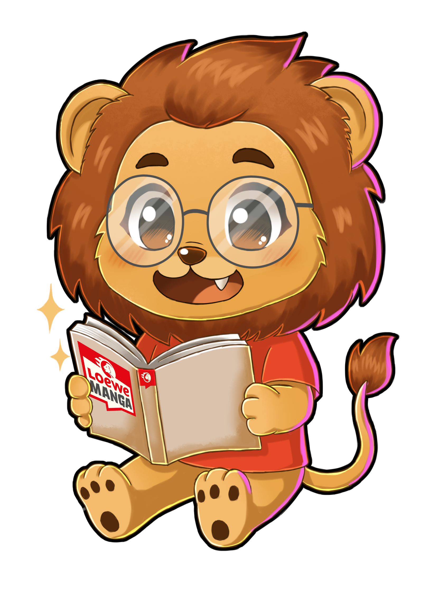 Maskottchen Maleo von Loewe Manga
