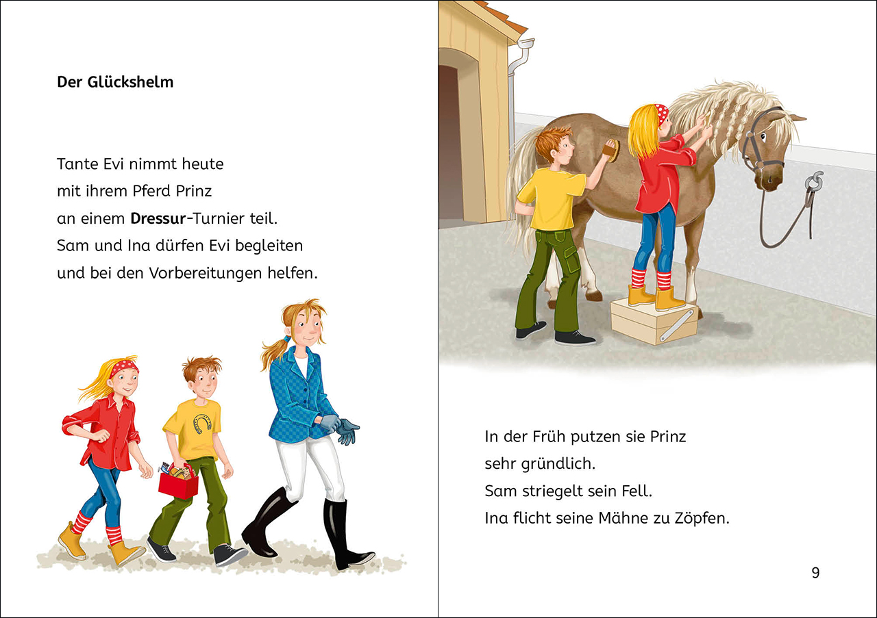Leselöwen 2. Klasse - Geschichten vom Reitturnier 9783743207172_1
