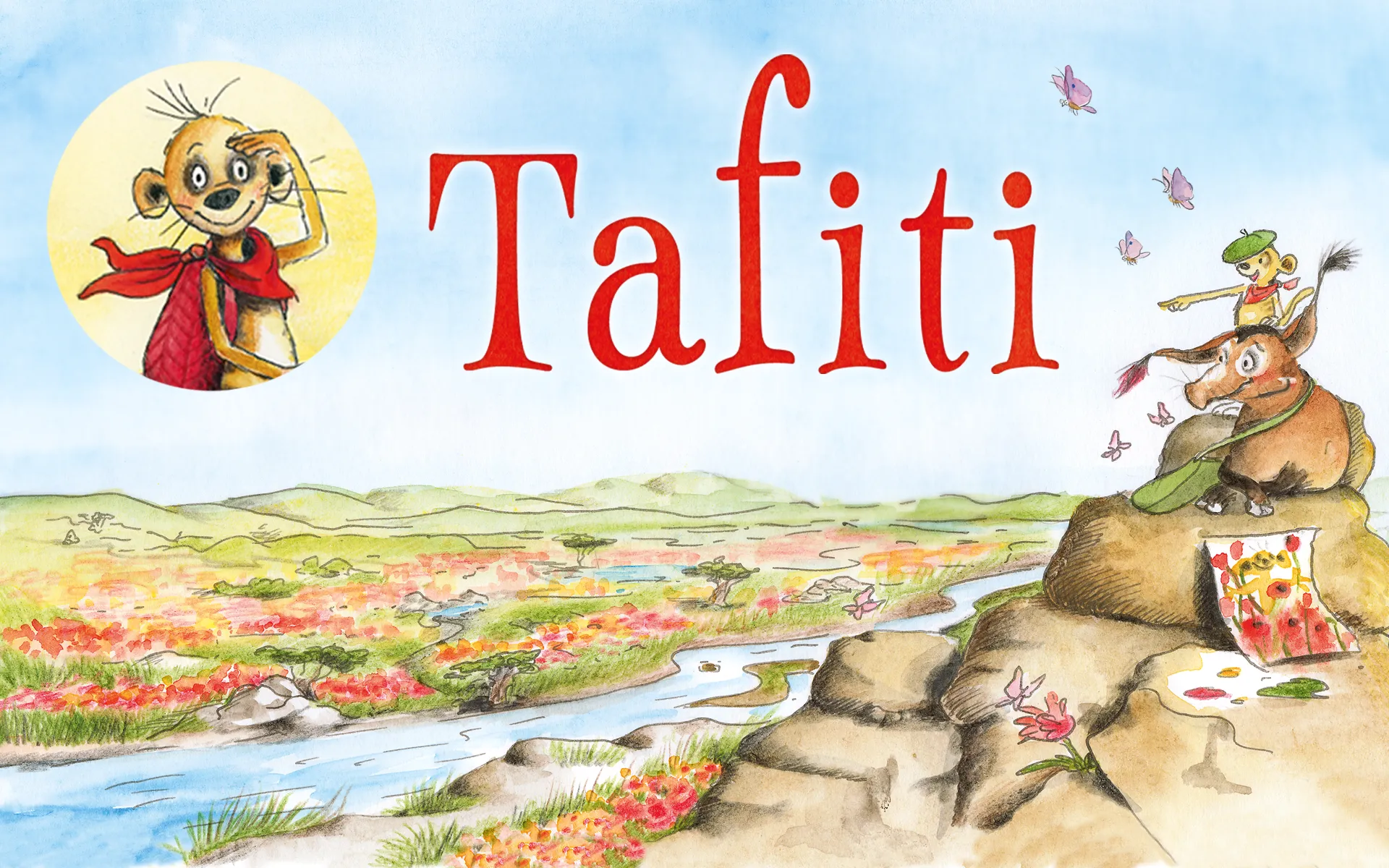 Banner Tafiti mit Tafiti und Pinsel