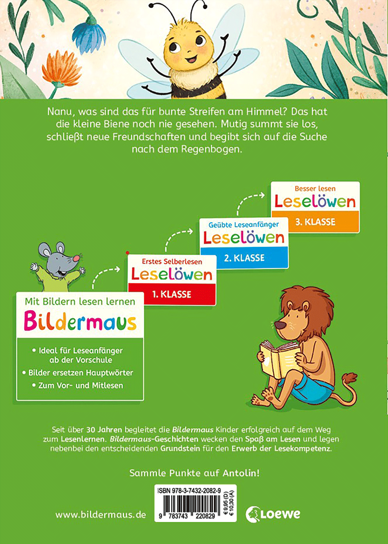 Bildermaus - Die kleine Biene fliegt ins Abenteuer 9783743220829_01