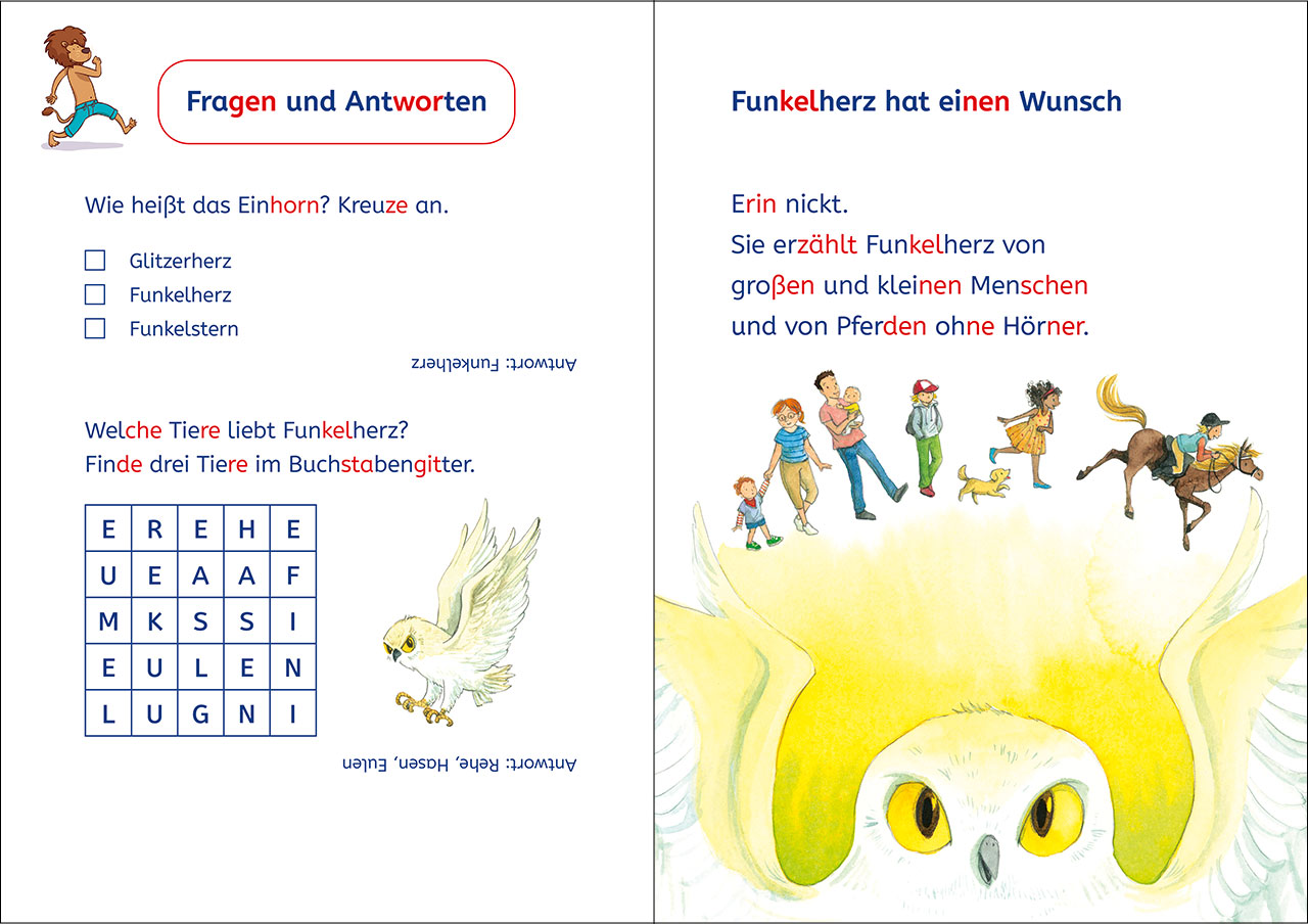 Leselöwen 1. Klasse - Eine Freundin für das kleine Einhorn 9783743218239_08