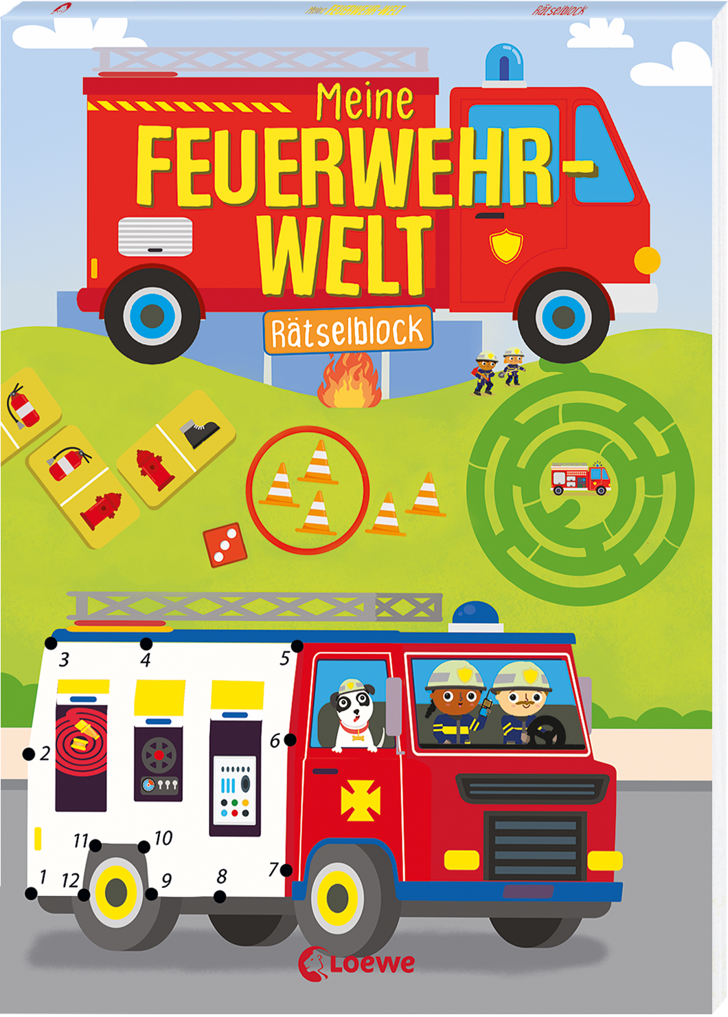 Meine Feuerwehr-Welt - Rätselblock 9783743225688