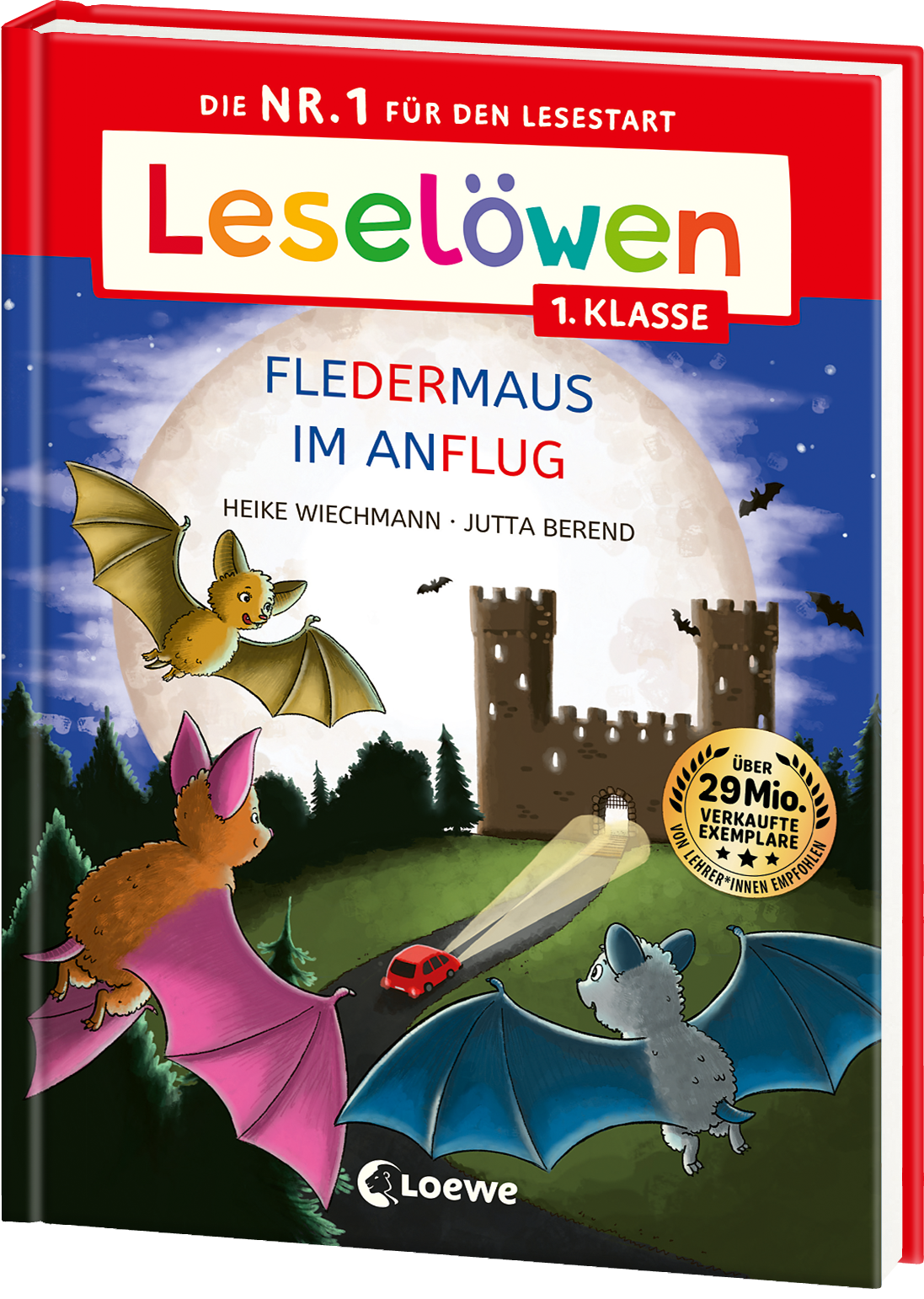 Leselöwen 1. Klasse - Fledermaus im Anflug (Großbuchstabenausgabe) 9783743219007