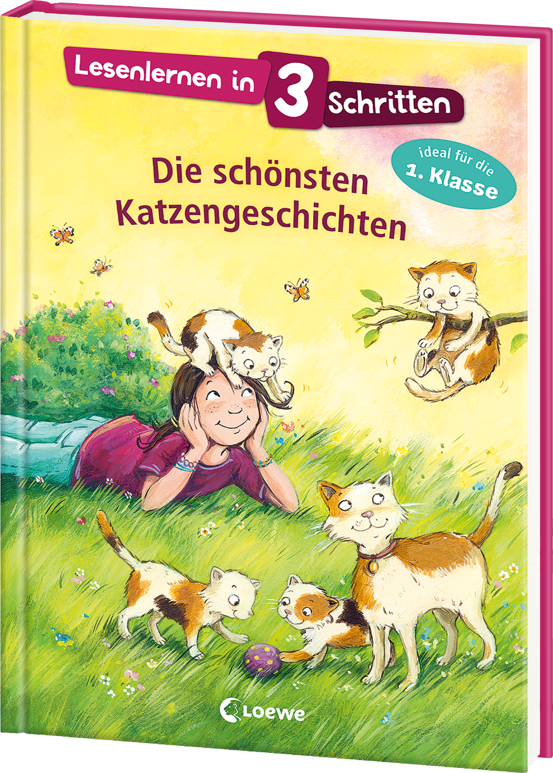 Learning to Read in Three Steps - Best Cat Stories 9783743205062