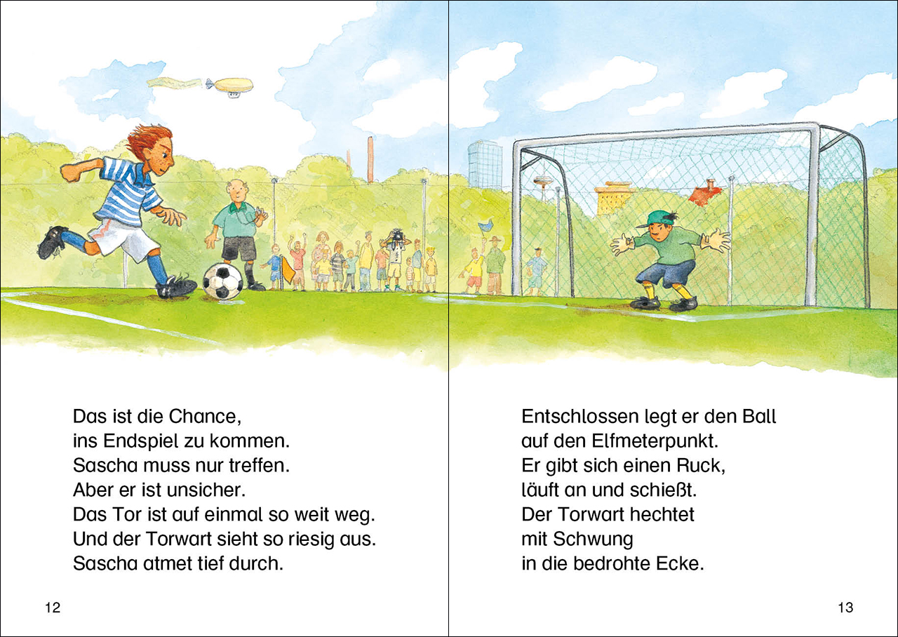 Leselöwen - Das Original - 7-Minuten-Geschichten zum Lesenlernen - Fußball, Tore, Meisterträume 9783743212954_2