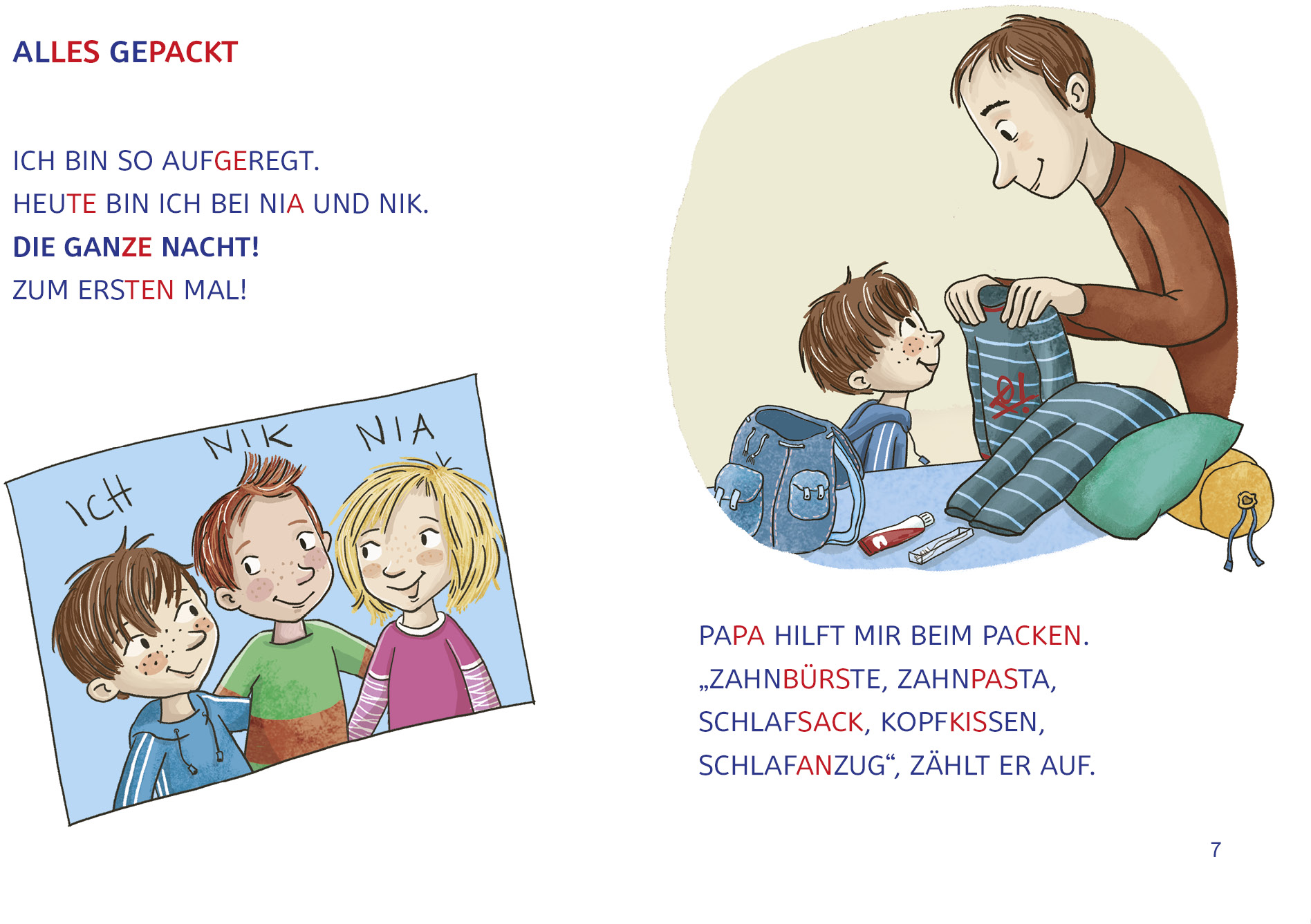 Leselöwen 1. Klasse - Toni übernachtet woanders (Großbuchstabenausgabe) 9783743218215_05