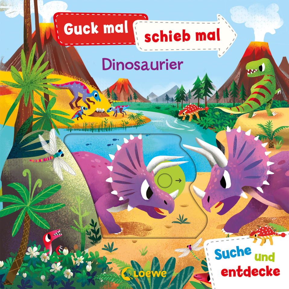 Guck mal, schieb mal! Suche und entdecke - Dinosaurier 9783743201255