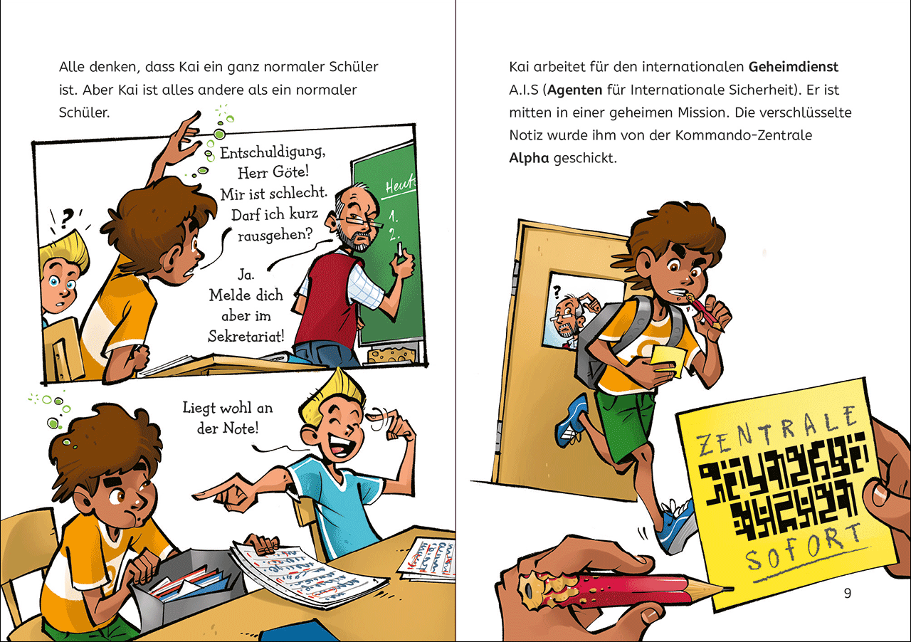 Leselöwen 3. Klasse - Geheimagent auf gefährlicher Mission 9783743218956_12