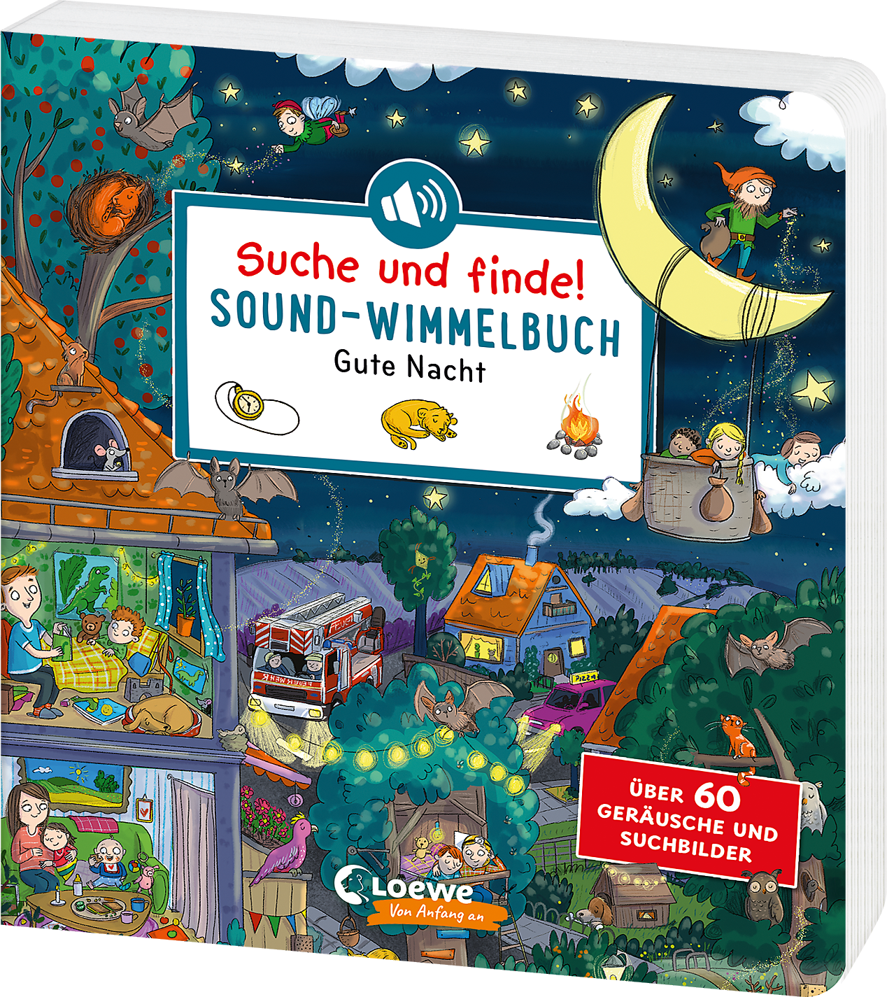 Suche und finde! Sound-Wimmelbuch - Gute Nacht 9783743222663