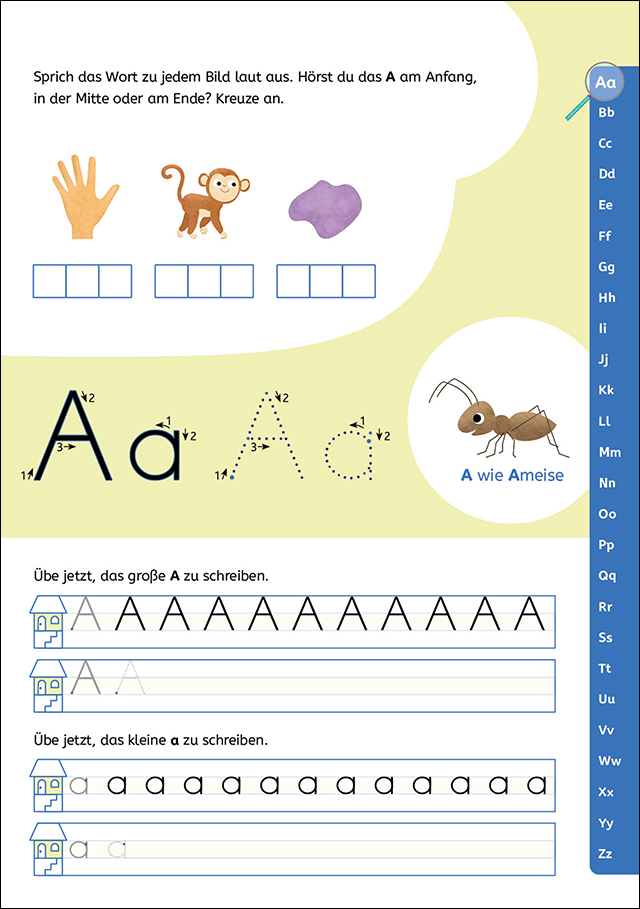 Schreiben lernen mit Spurrillen - Buchstaben 9783743215146_1 Schreiben lernen mit Spurrillen - Buchstaben 9783743215146_1