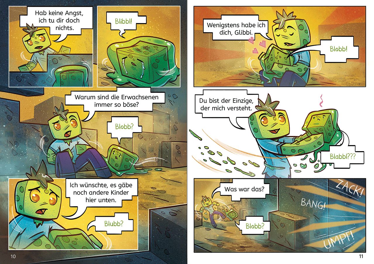 Leselöwen Comics 2. Klasse - Gefahr in der Oberwelt 9783743218925_12