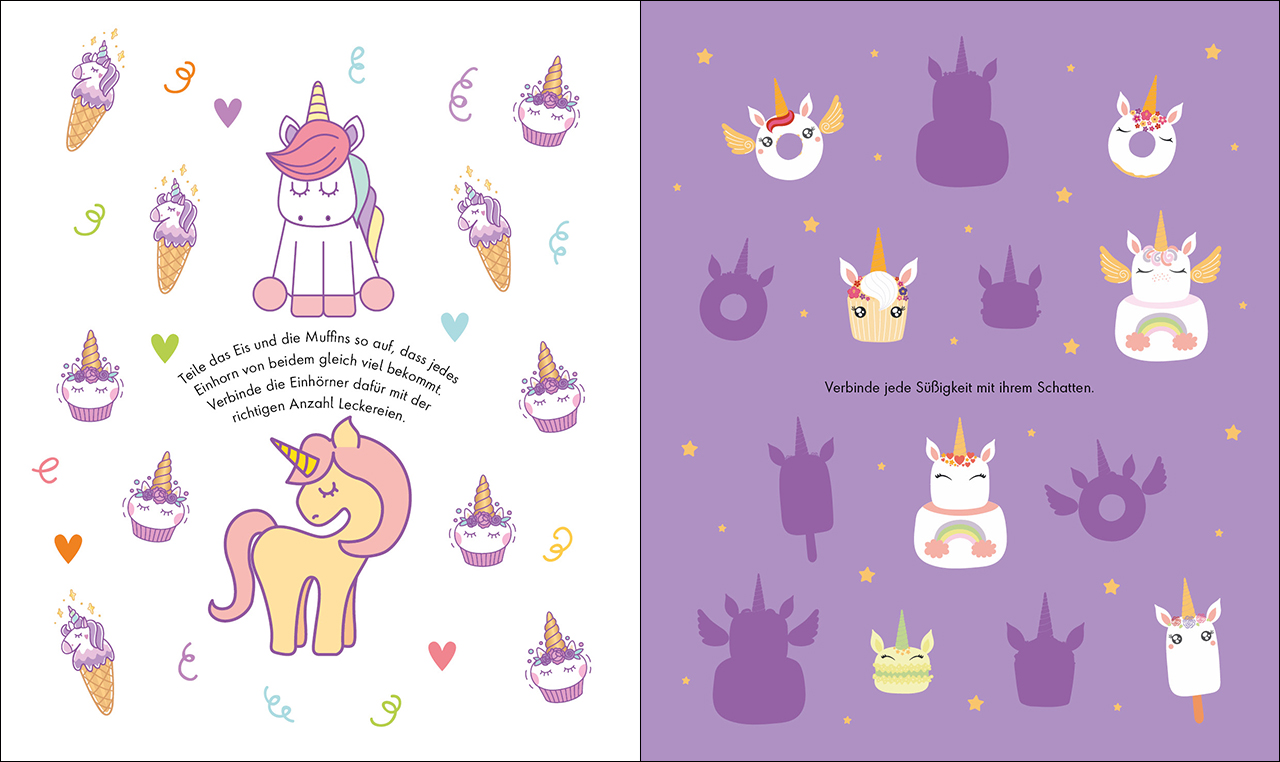 Gute-Laune-Rätsel für unterwegs - Einhörner 9783743214460_1 Gute-Laune-Rätsel für unterwegs - Einhörner 9783743214460_1