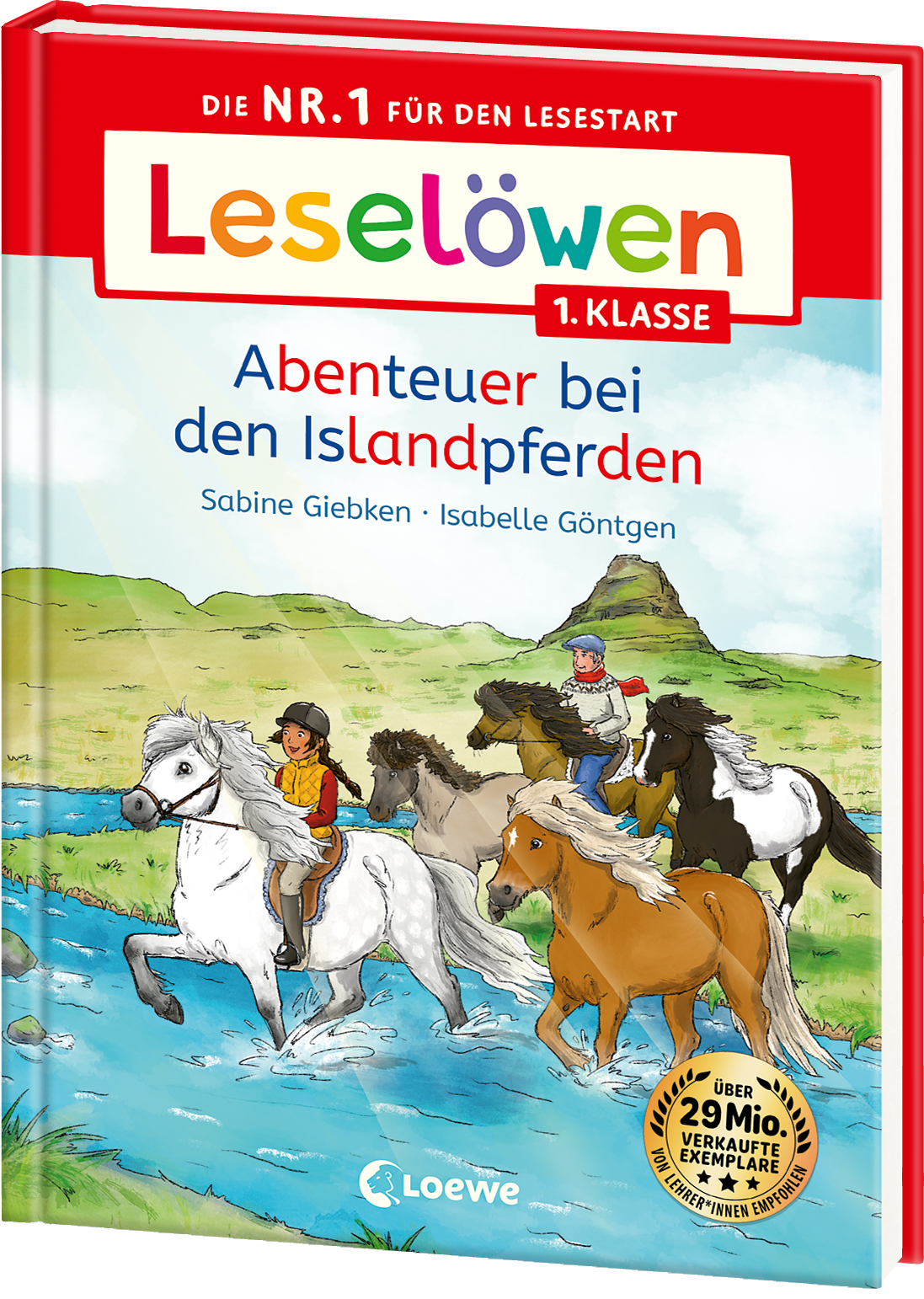 Leselöwen 1. Klasse - Abenteuer bei den Islandpferden 9783743217492