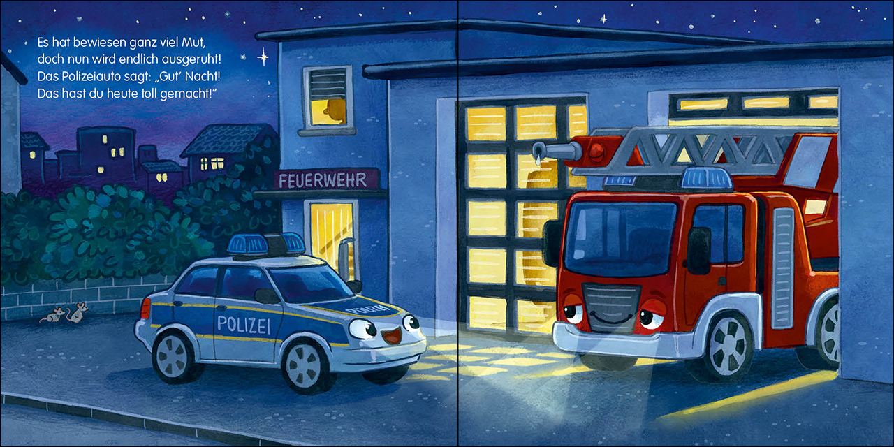 Gute Nacht, kleines Polizeiauto! 9783743207189_4
