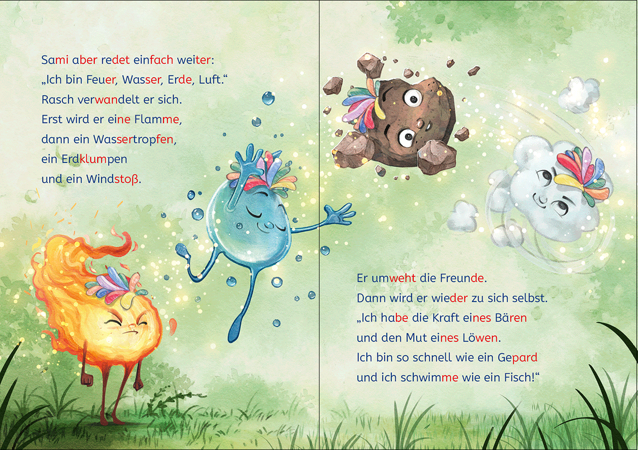Leselöwen 2. Klasse - Zwei Freunde und der Hüter des Waldes 9783743218987_11