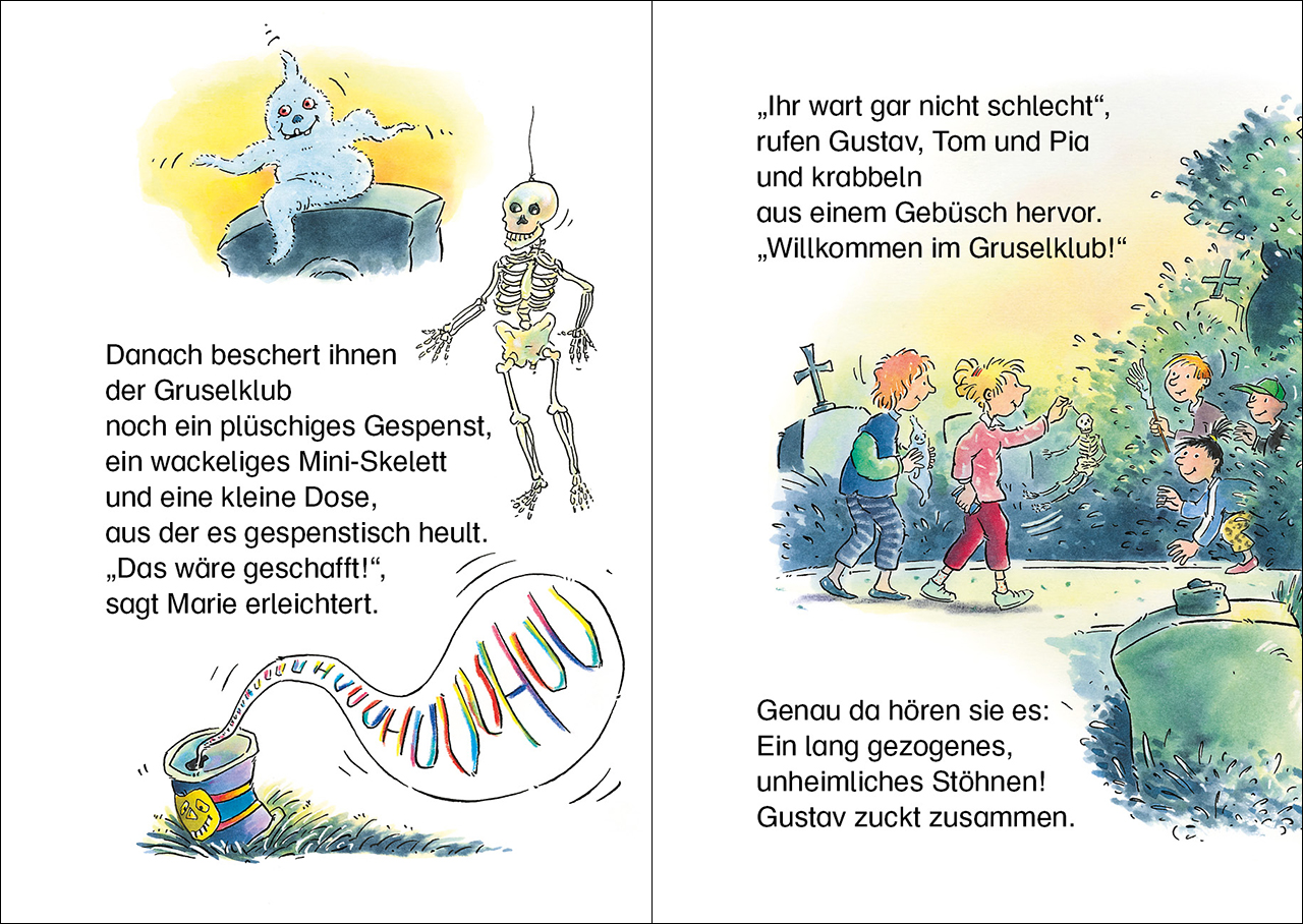 Leselöwen - Das Original - 7-Minuten-Geschichten zum Lesenlernen - Achtung, Gänsehaut-Gefahr! 9783743214262_3 Leselöwen - Das Original - 7-Minuten-Geschichten zum Lesenlernen - Achtung, Gänsehaut-Gefahr! 9783743214262_3
