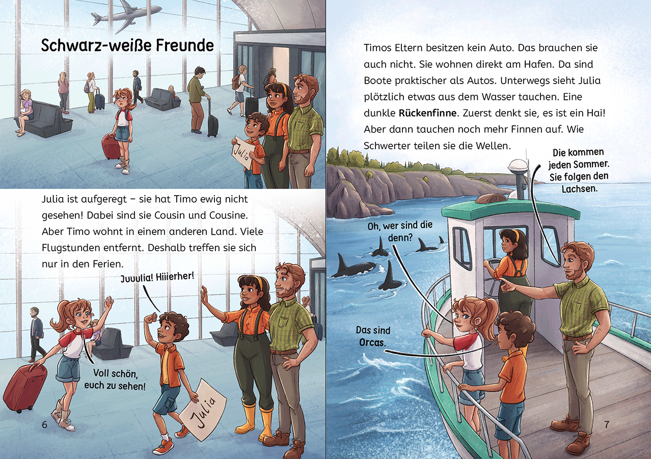 Leselöwen 3. Klasse - Orcas in Gefahr 9783743220270_10