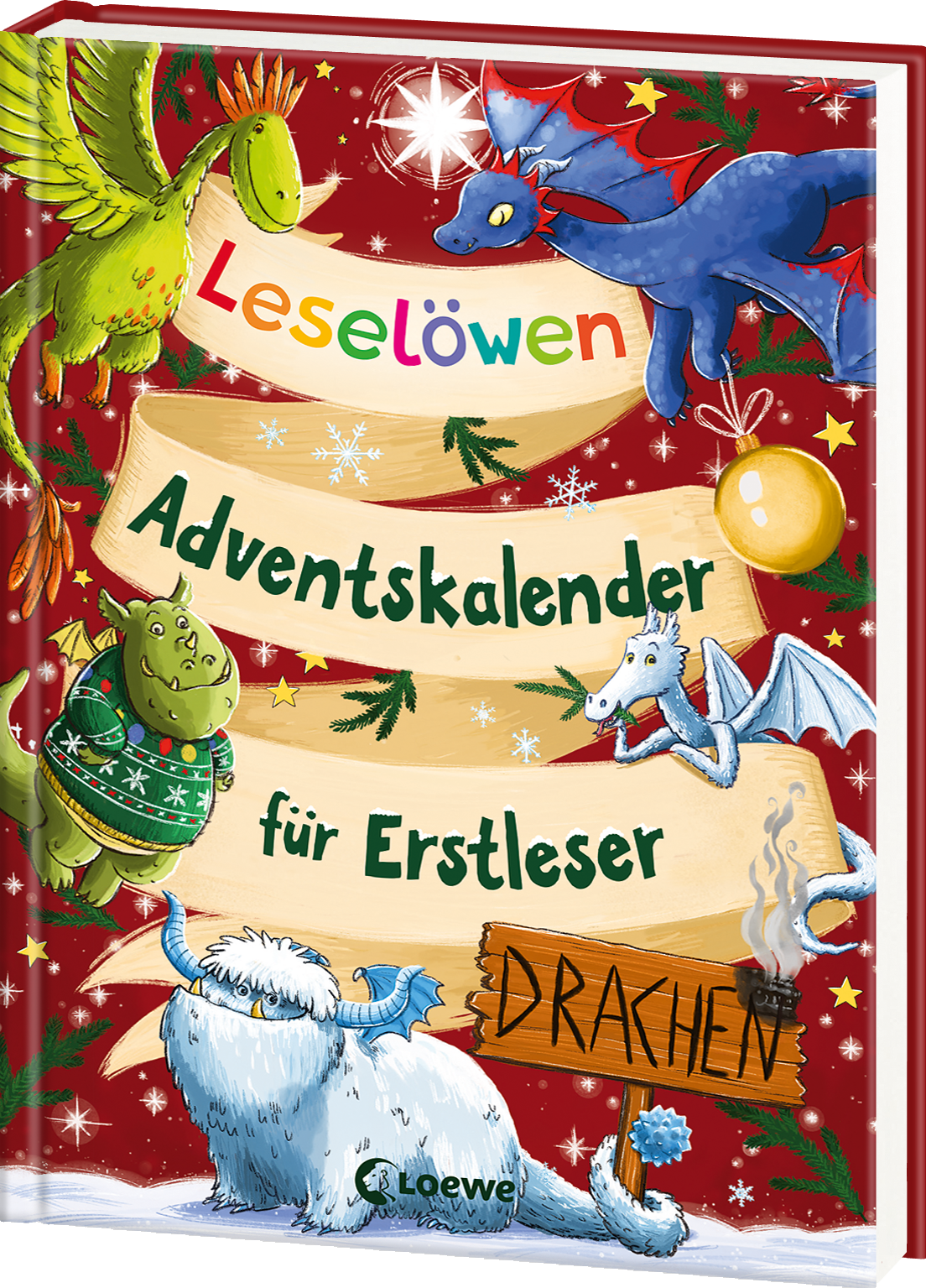 Leselöwen-Adventskalender für Erstleser - Drachen 9783743217775 Leselöwen-Adventskalender für Erstleser - Drachen 9783743217775