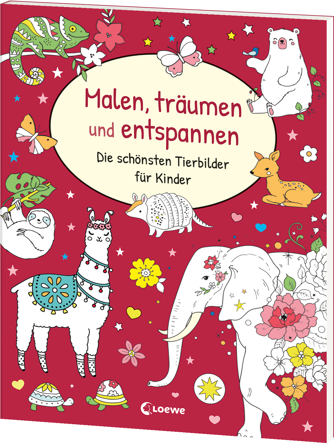 Malen, träumen und entspannen - Die schönsten Tierbilder für Kinder 9783743216952