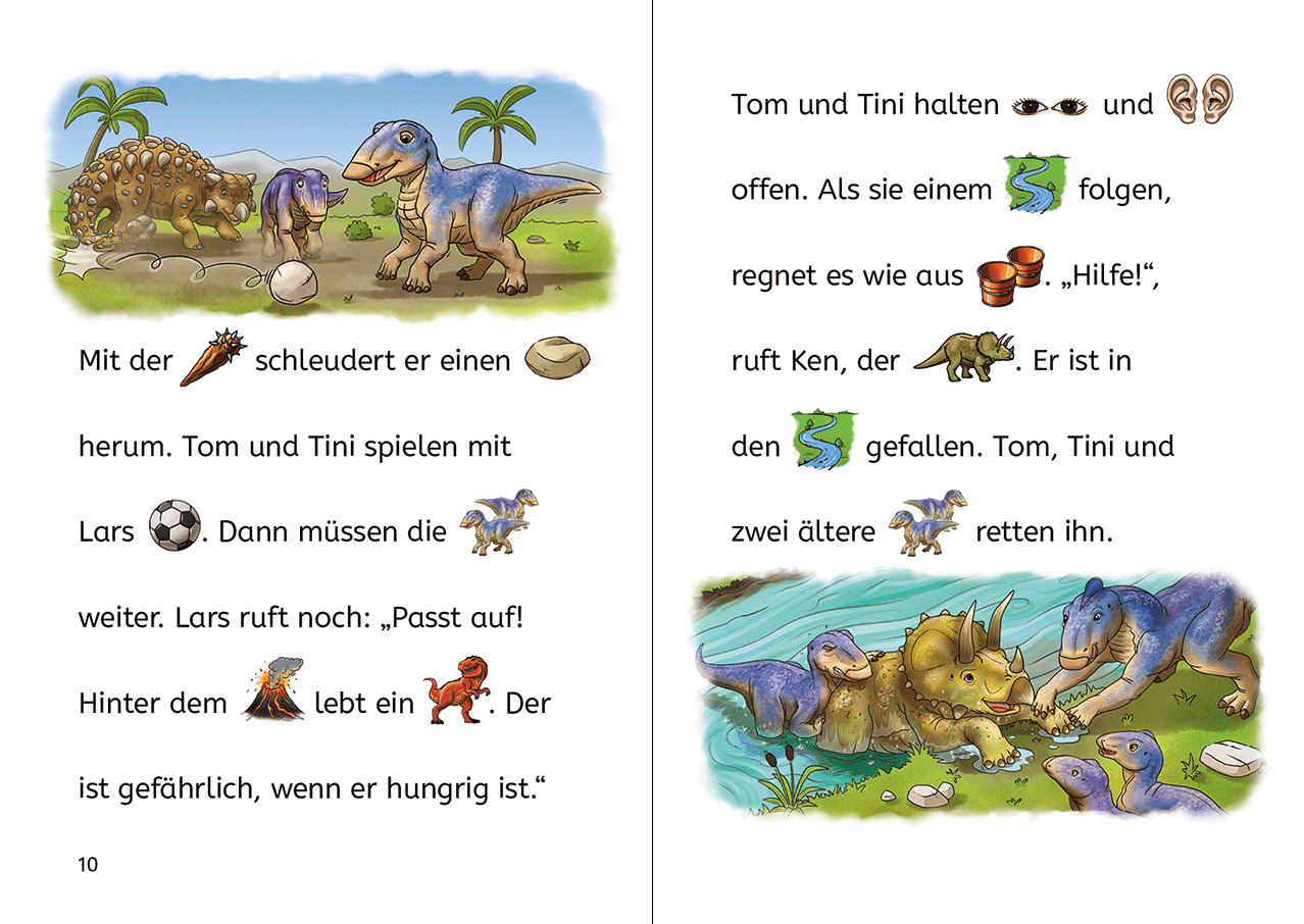 Die schönsten Bildermaus-Geschichten zum Lesenlernen - Dinos, Astronauten und Fußballhelden 9783743223004_11