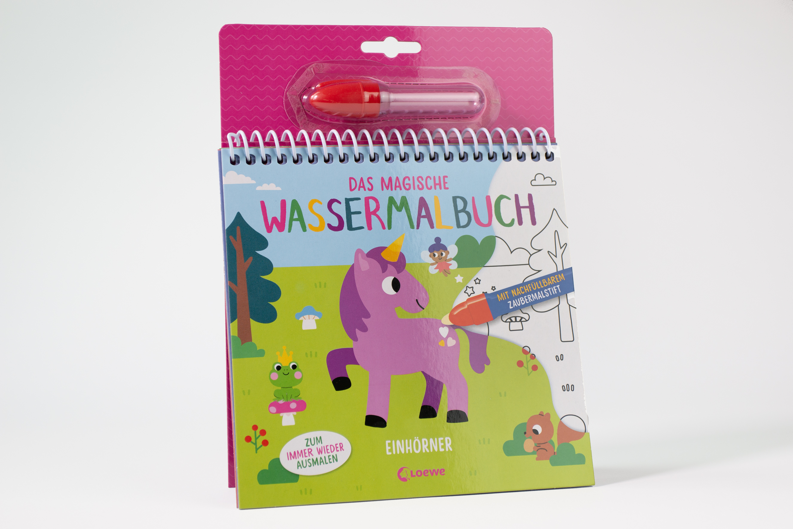 Das magische Wassermalbuch - Einhörner 9783743219380_1