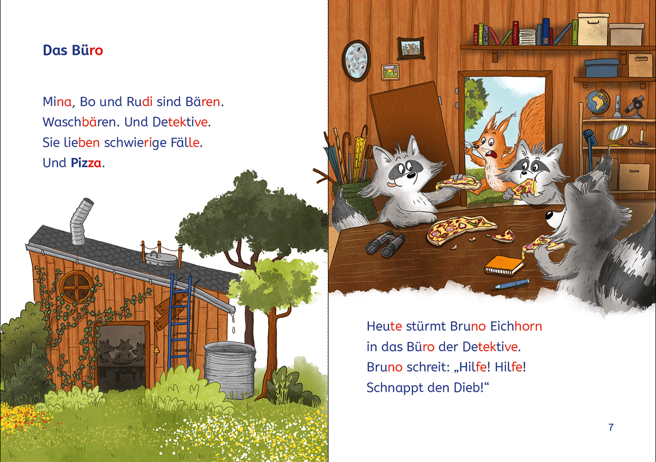 Leselöwen 1. Klasse - Drei Waschbären für alle Fälle 9783743218994_11