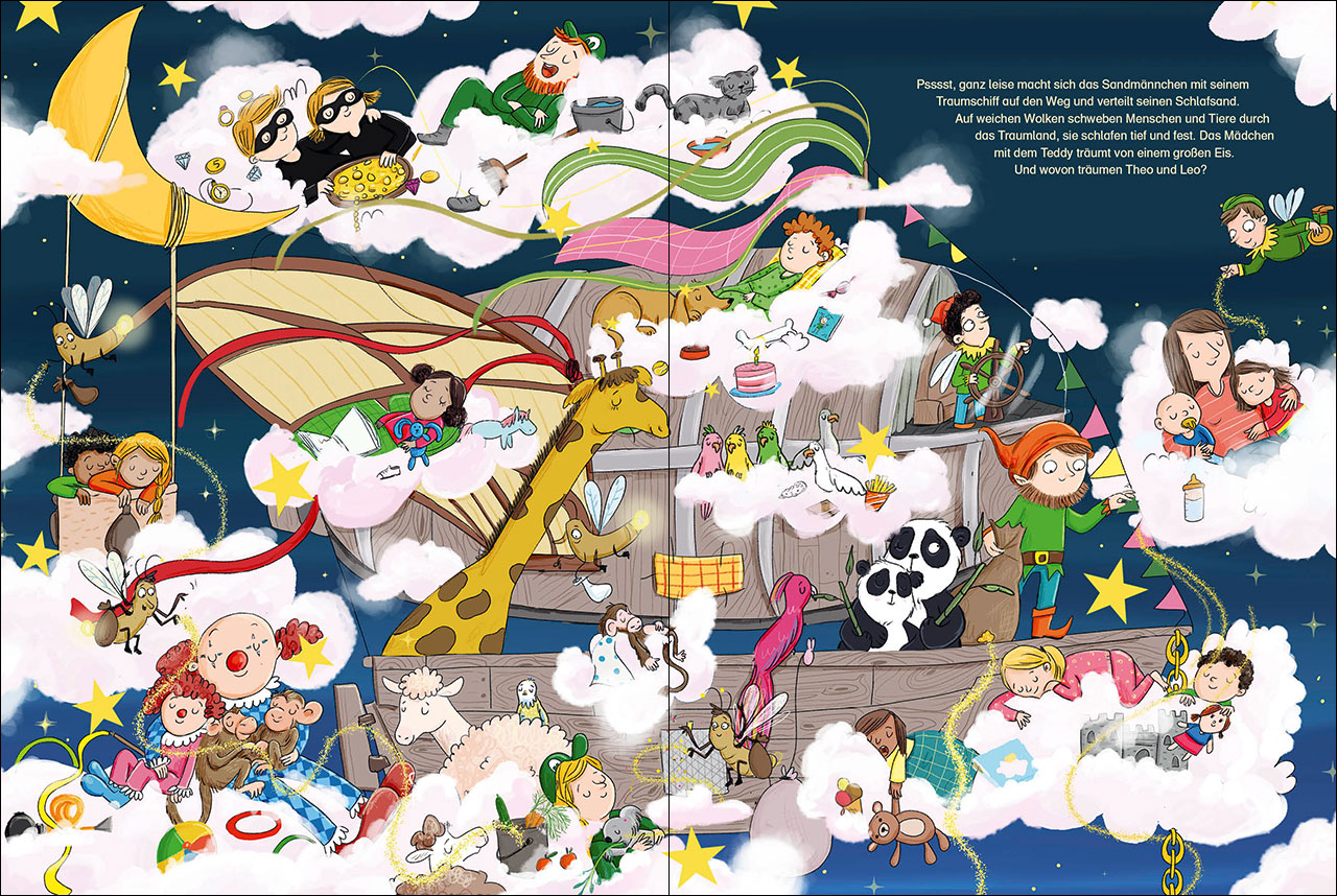 Das große Gute-Nacht-Wimmelbuch 9783743214033_4 Das große Gute-Nacht-Wimmelbuch 9783743214033_4