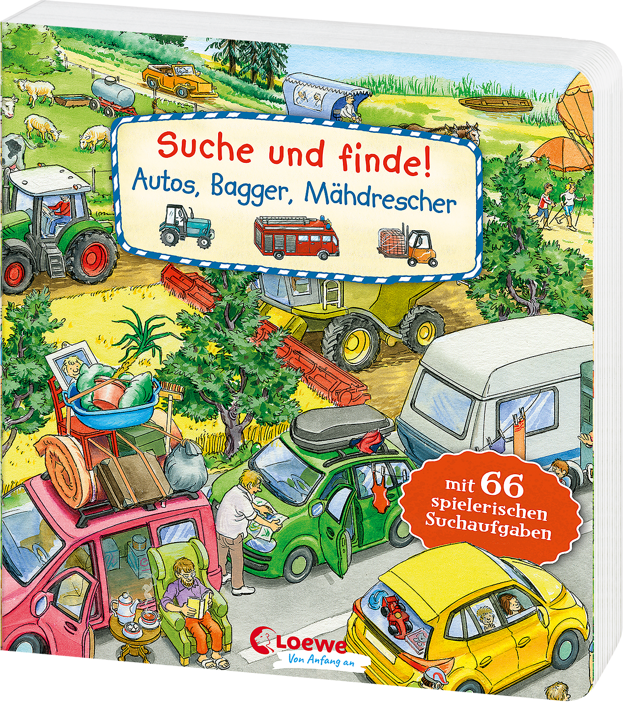 Suche und finde! - Autos, Bagger, Mähdrescher 9783743212848 Suche und finde! - Autos, Bagger, Mähdrescher 9783743212848