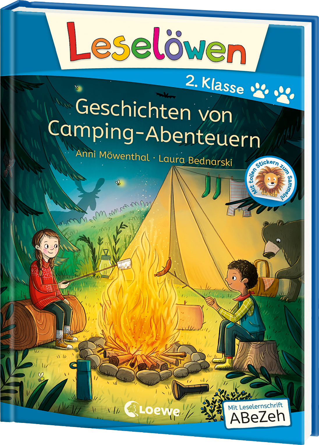 Leselöwen 2. Klasse - Geschichten von Camping-Abenteuern 9783743211742