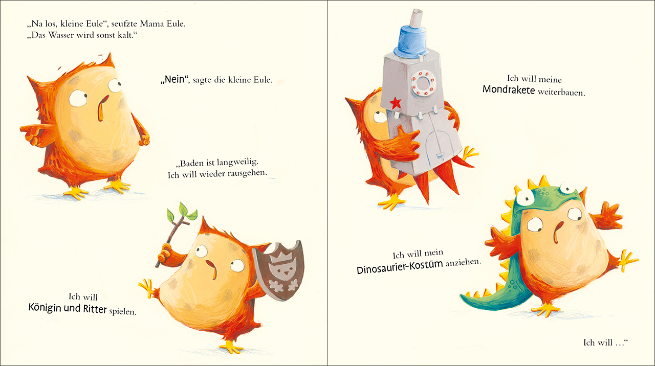 Badezeit für die kleine Eule 9783743213081_4