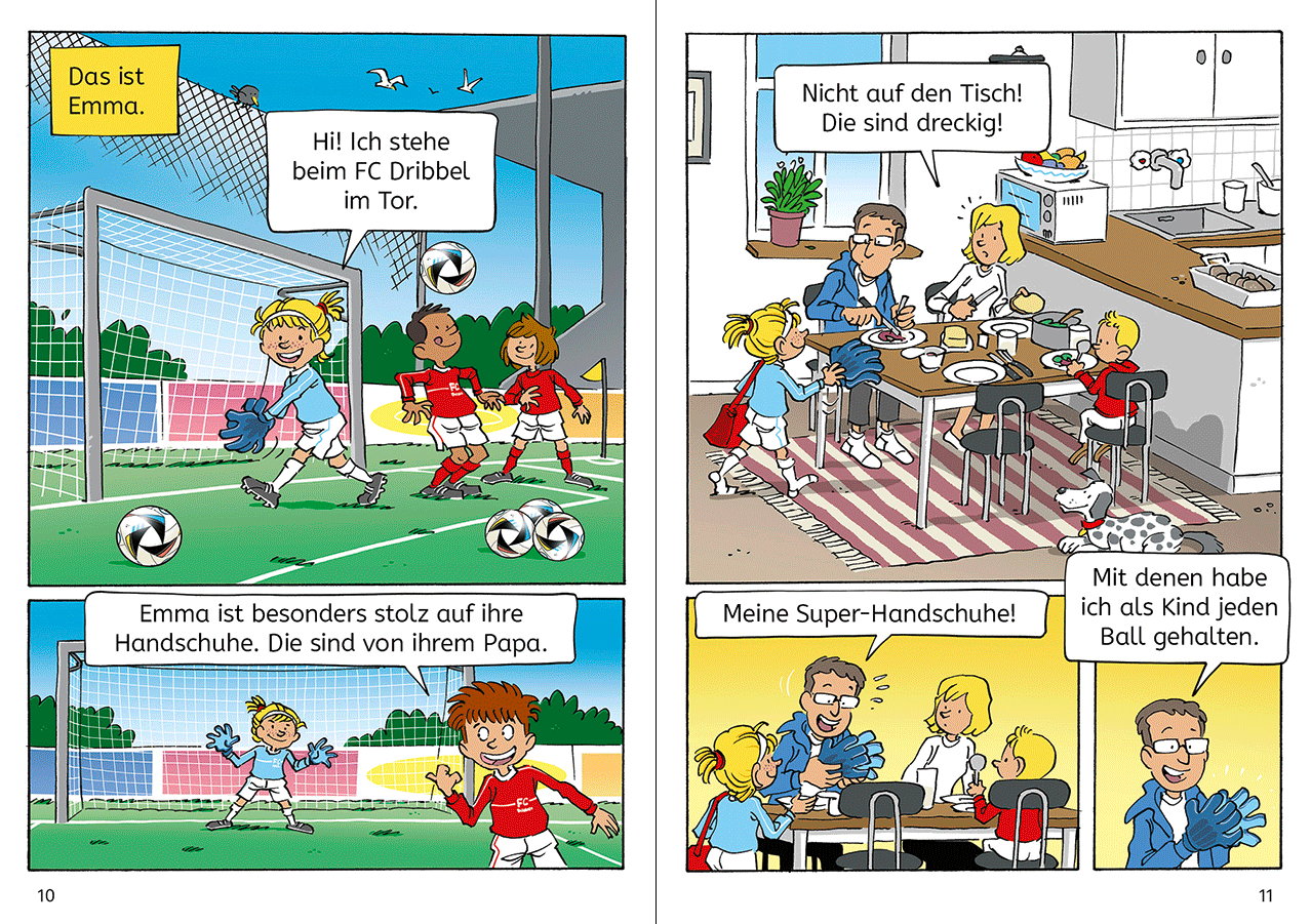 Leselöwen Comics 1. Klasse - Fußball, Tore, große Träume 9783743218932_11
