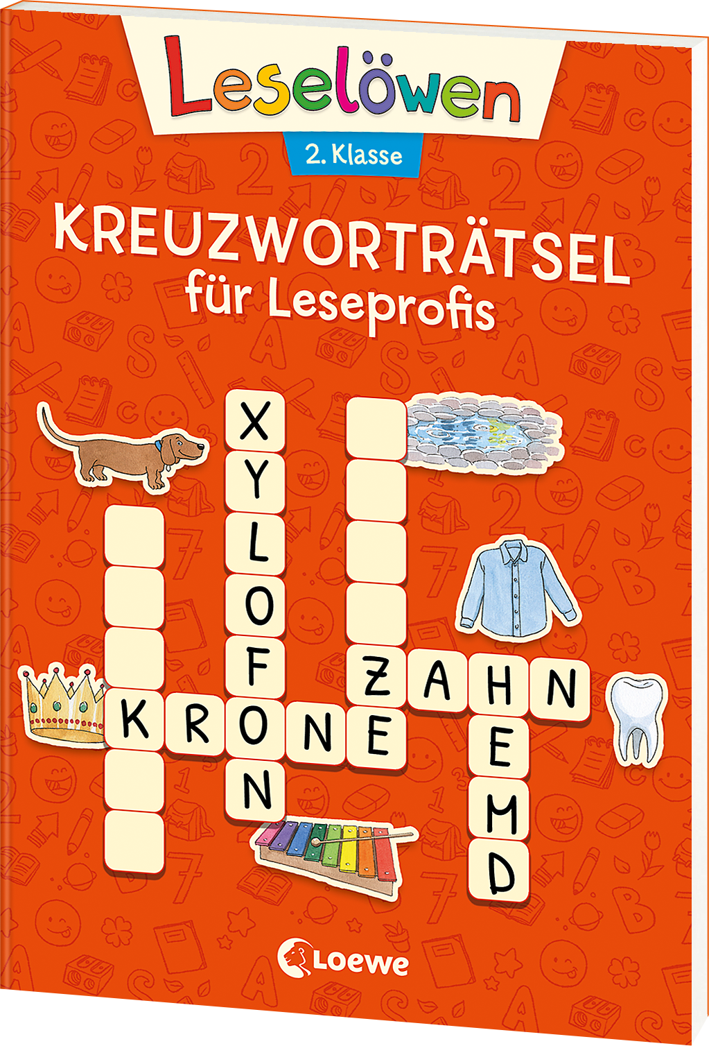 Leselöwen Kreuzworträtsel für Leseprofis - 2. Klasse (Rotorange) 9783743211209