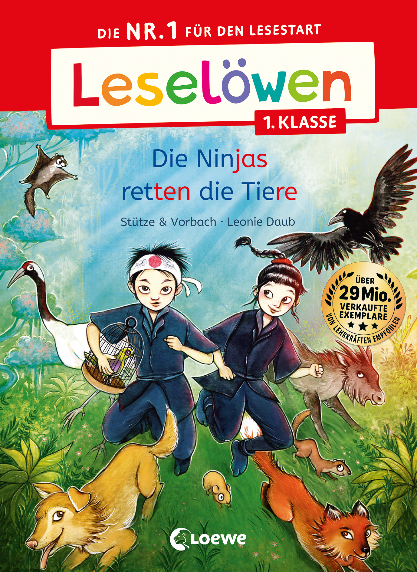 Leselöwen 1. Klasse - Die Ninjas retten die Tiere 9783732028931