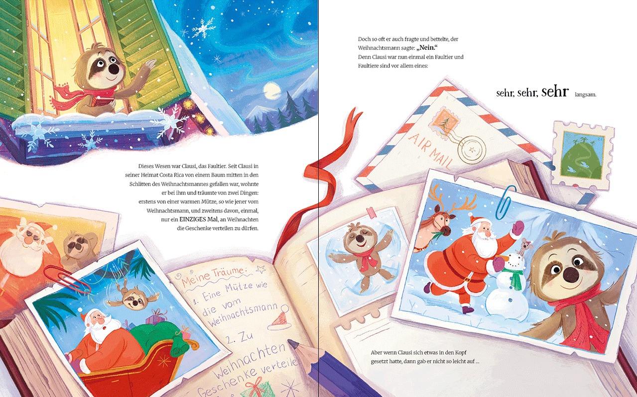 Santa Clausi - Ein Faultier rettet Weihnachten 9783743221543_13