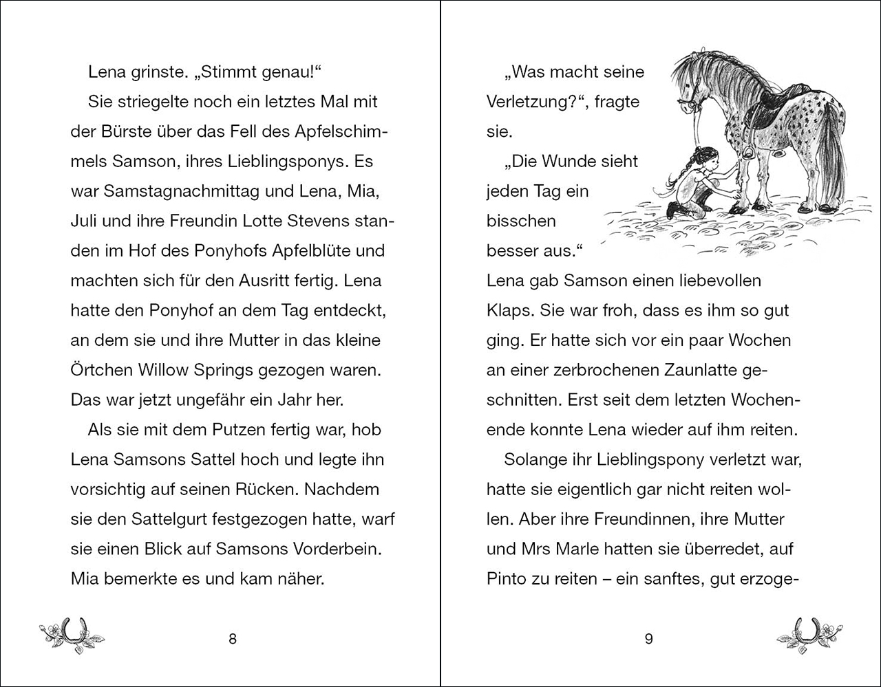 Ponyhof Apfelblüte (Band 12) - Lotte und die Übernachtungsparty 9783785589403_1